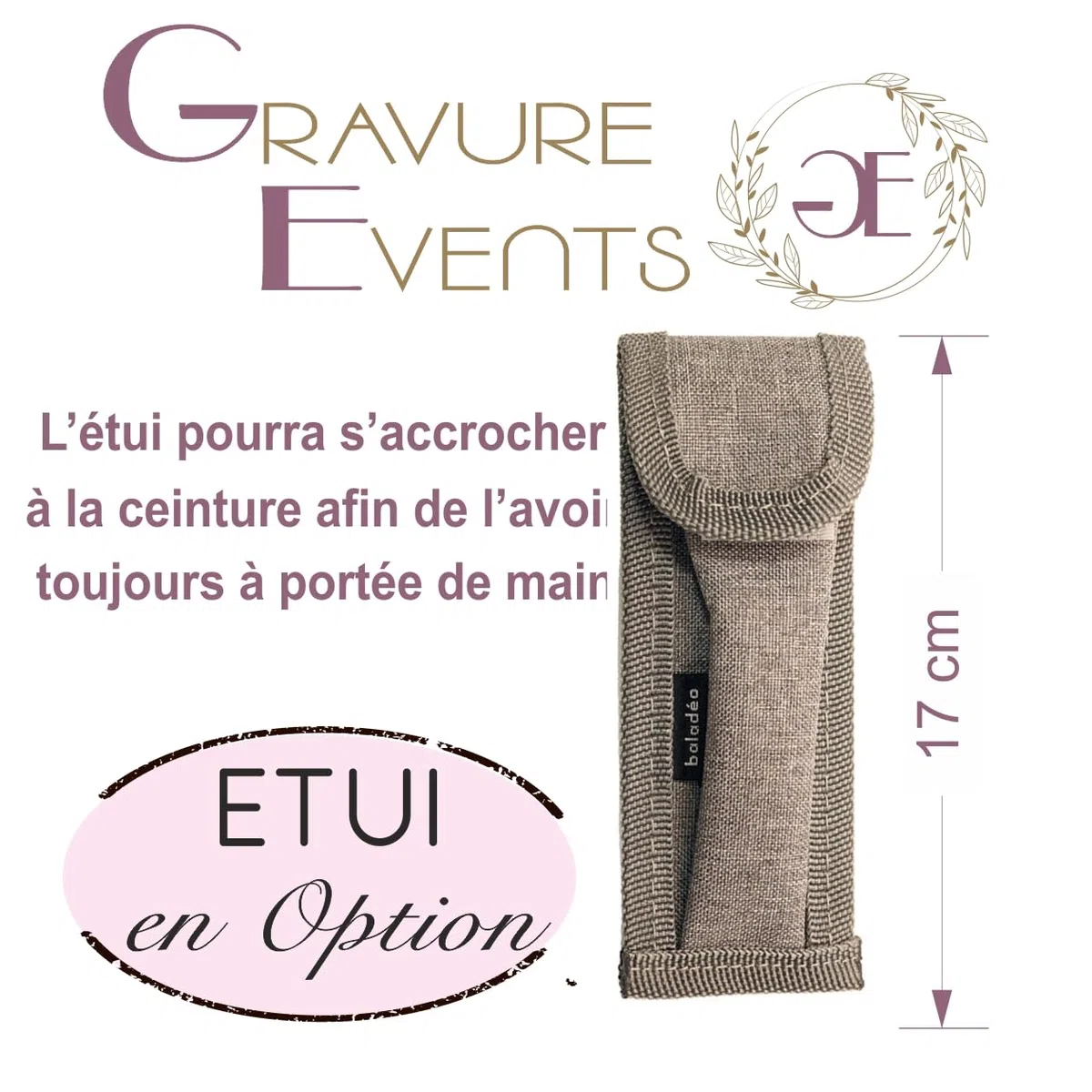 Gravure Events - Couteau Pliant Personnalisé avec Dessin et Prénom Gravé en Acier Inoxydable - Cadeau pour Homme ou Femme : Saint Valentin, Fête des Pères, Papa, Papi, Papy, Anniversaire, Noël