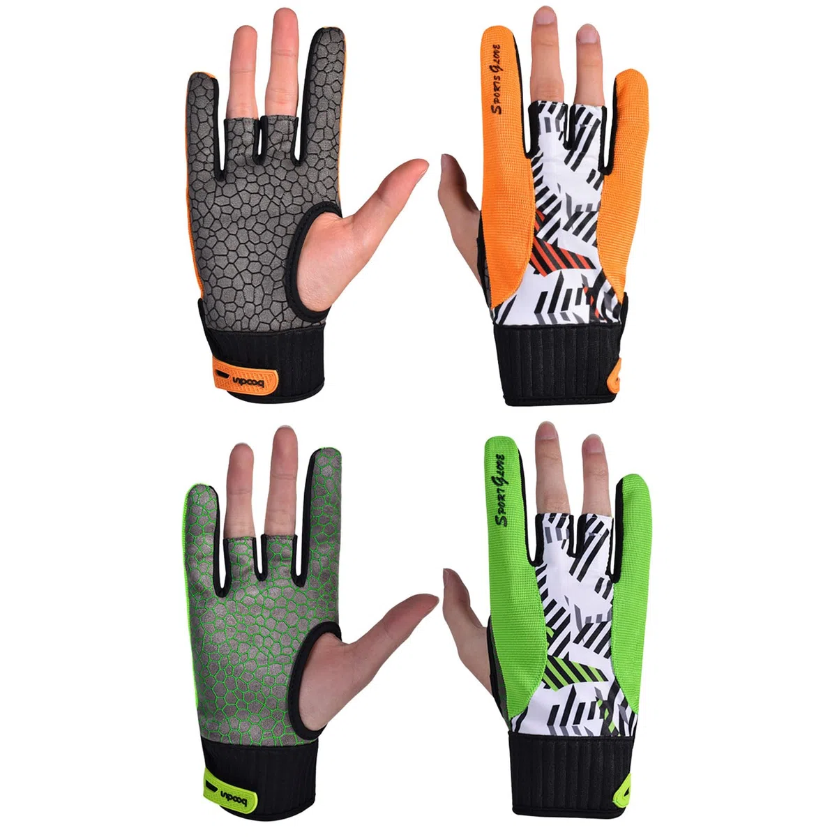1 Paire Accessoires de Bowling Gants de Bowling Gants de Bowling Main Droite Gants de Bowling pour Bracelet Gants de Sport antidérapants