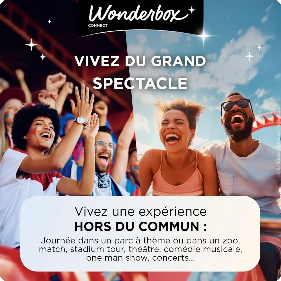 Wonderbox Connect - Coffret Cadeau - PSG Stadium Tour - 1 Personne - 1 entrée pour Une Visite du Stade Mythique et du musée - Parc des Princes - Validité 27 Mois
