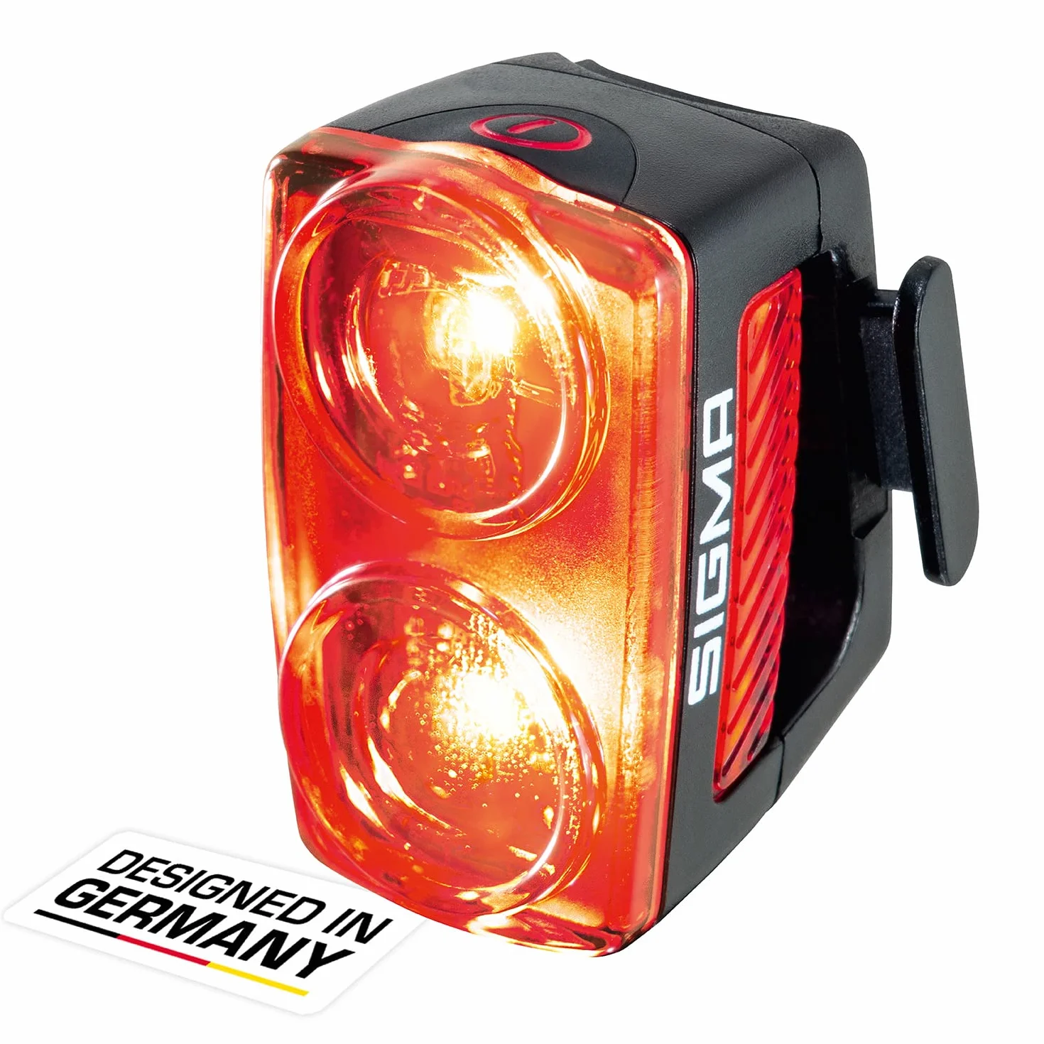SIGMA Feu Arriere Velo Buster RL 150 Lumiere Velo Arriere avec Fonction Feu De Stop & Cinq Modes D'éclairage | Feu Vélo LED avec 2000m de Portée Jusqu'à 20h D'éclairage| Feu Arrière Vélo