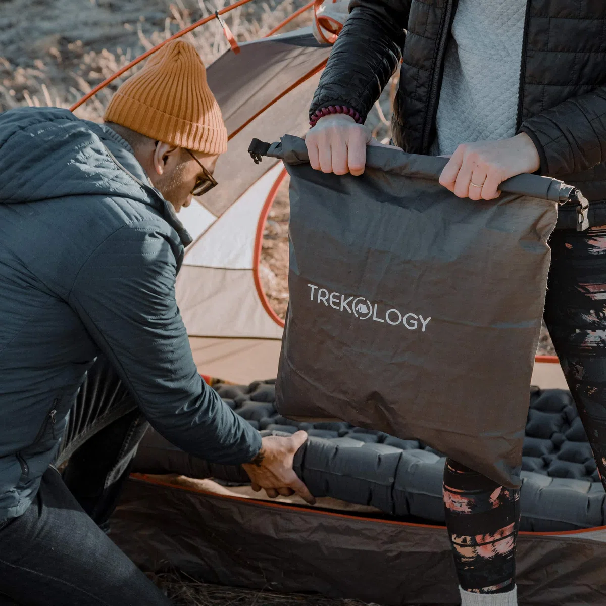 TREKOLOGY Sac de Pompe de 30 L avec Dessus Enroulable pour Tapis de Couchage UL80v2, Sac de Pompe pour Tapis de Camping, Tapis de Couchage, Matelas de Couchage gonflables