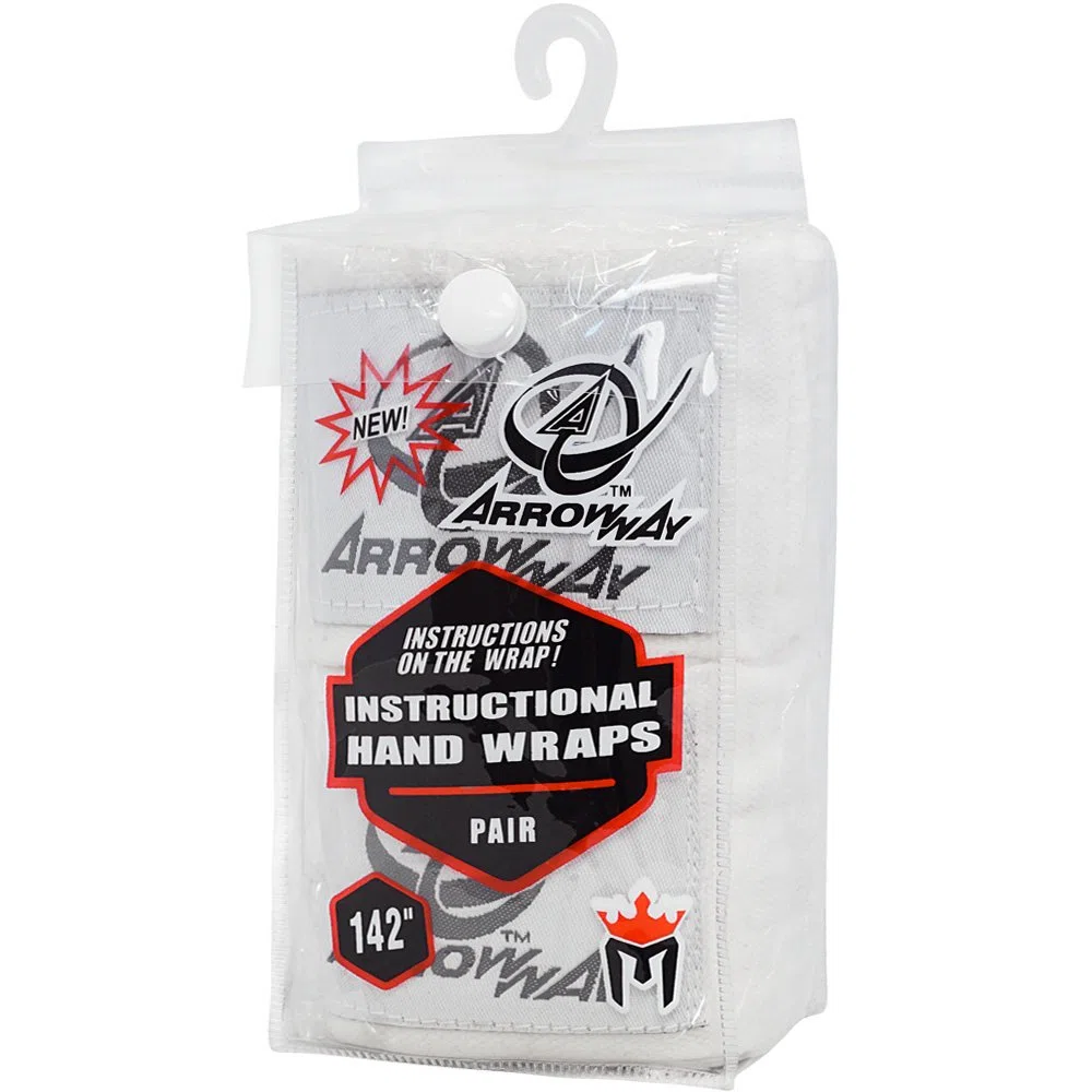Meister ArrowWay Bandes de Boxe et MMA avec Instructions Imprimées - 360 cm Élastique