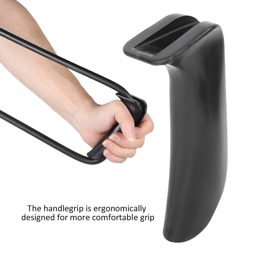 Mxtech Entraîneur d'arc de tir à l'arc élastique Ergonomique, extracteur d'équipement de Formateur de tir à l'arc Portable, Polyvalent pour la Plupart des Amateurs d'archer(Black)