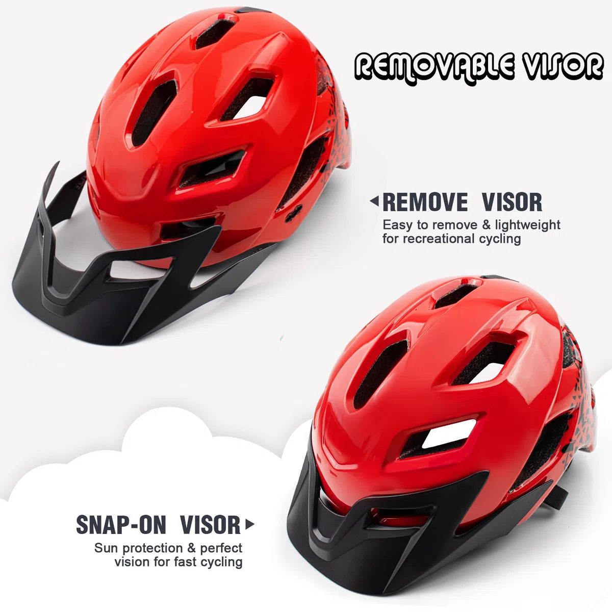 Casque de vélo pour enfant réglable et léger pour enfants de 3 à 5 à 8 à 13 ans