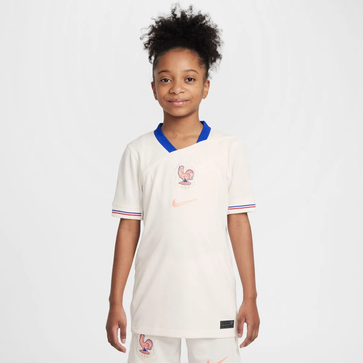 Nike FFF 2025 Stadium Extérieur (Équipe Féminine) Maillot de Foot Replica Nike Dri-fit pour Ado Réplique du Maillot de Football Mixte Enfant