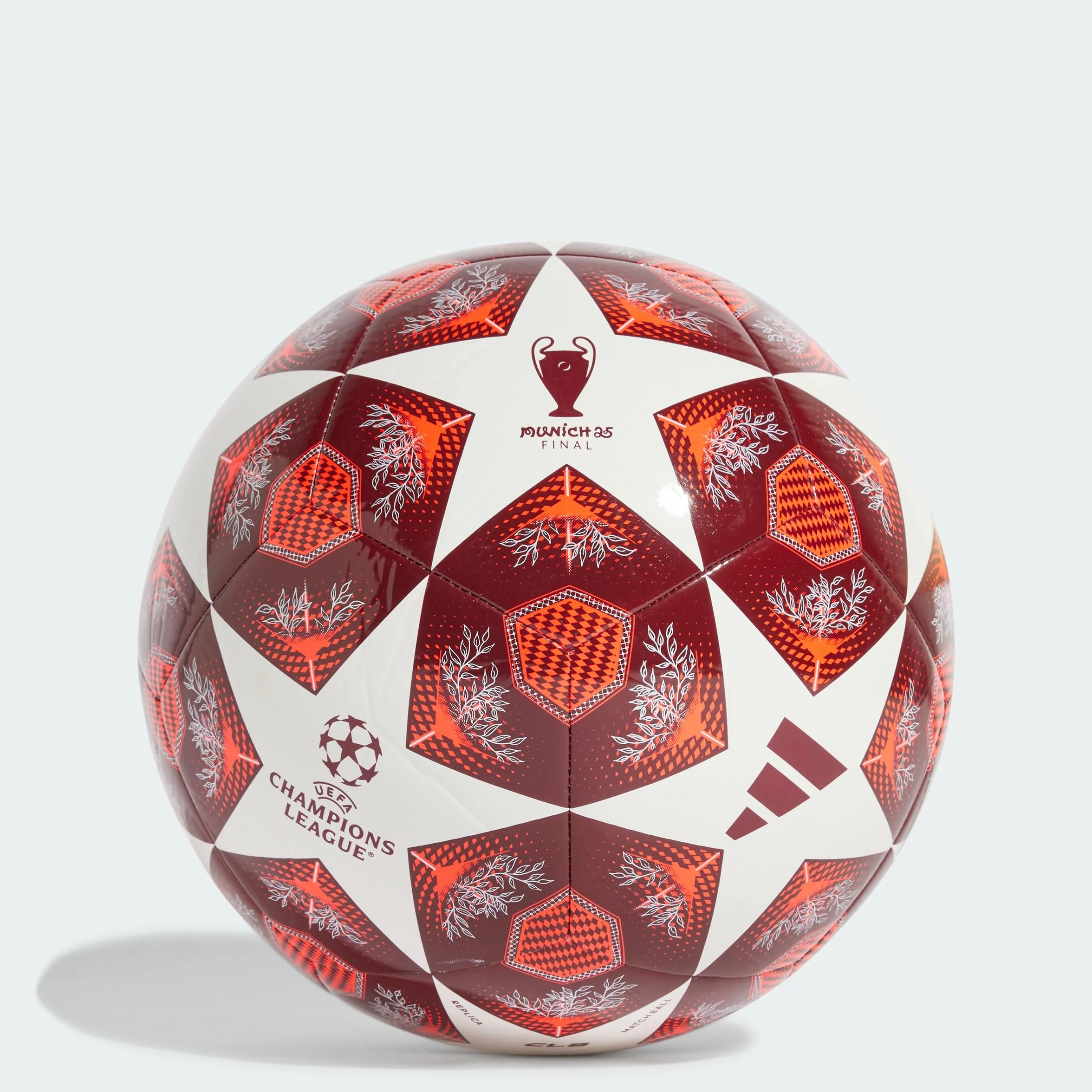 adidas UEFA Champions League Club JH1284 Ballon de Football, Unisexe, Rouge, 3 EU
