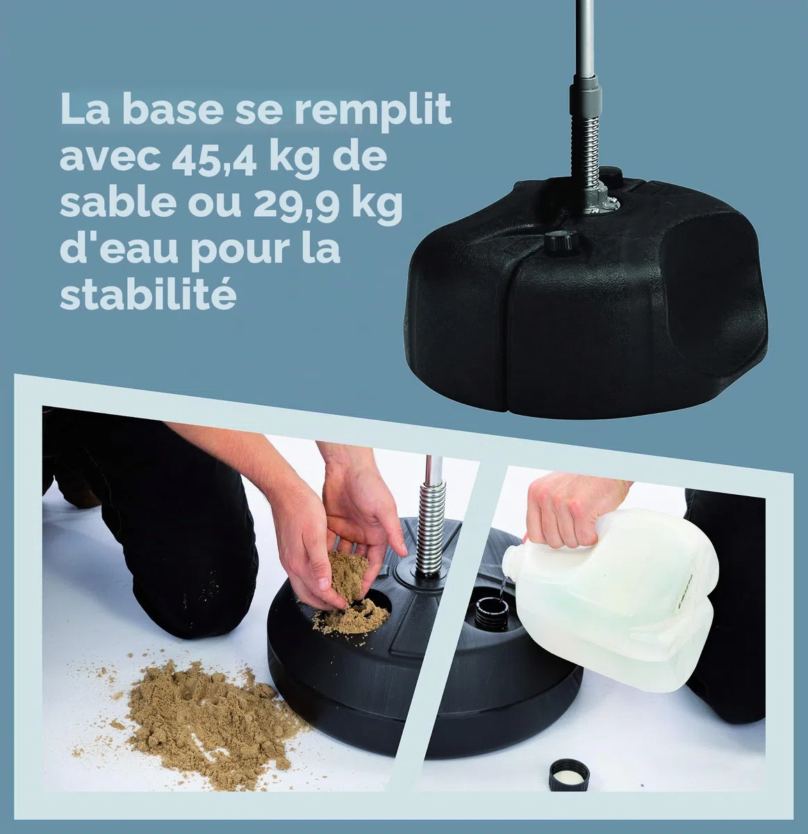 Sac de frappe avec support, pour enfants et adultes, réglable en hauteur – Sac de frappe autonome – Idéal pour l'entraînement MMA, soulagement du stress et fitness