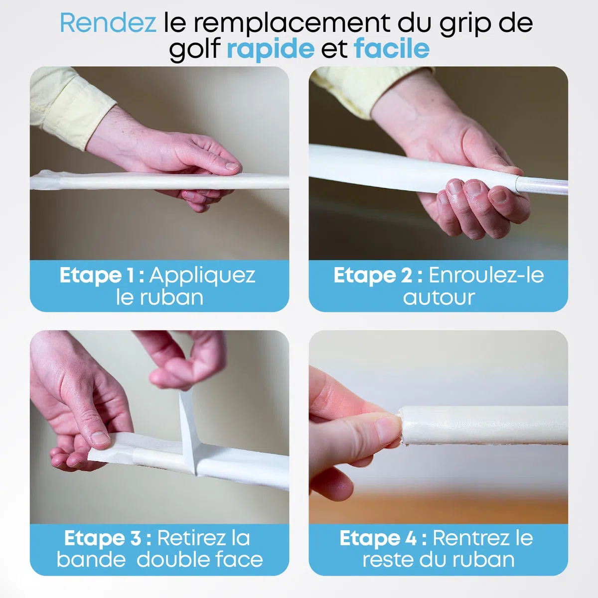 Wedge Guys Rouleaux de ruban adhésif de golf