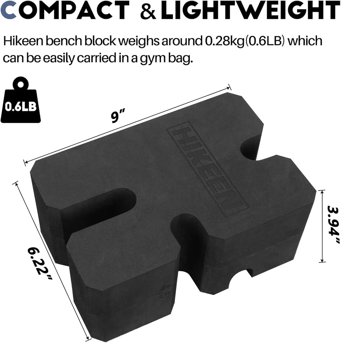 BOOSTEADY Bloc de Presse de Banc, Banc de Presse Réglable de 2 à 5 Planches pour Banc de Musculation, Bloc de Banc de Musculation Antidérapant en Mousse EVA, Bloc de Développé Couché pour Fitness
