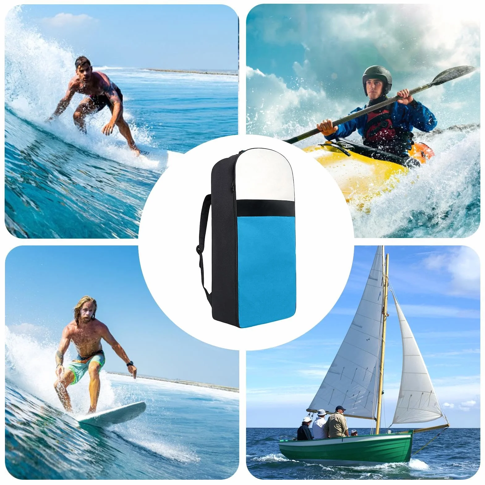 Sac À Dos Paddleboard – Étui De Voyage Suup, Sac À Dos Paddle Board | Sacs De Transport Pour Planche À Pagaie, Porte-planche Réglable, Sac De Rangement Pour Planche De Surf Debout, Grande Capacité