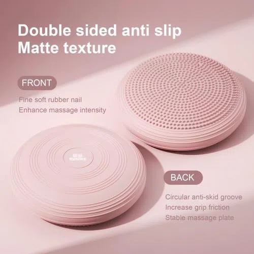 Coussin D'équilibre Balance Board, Améliore La Posture Assise et La Stabilité de L'attention Disque D'équilibre, Coussin Air Gonflable Coussin d’Assise et Équilibre, pour Gymnastique, Yoga