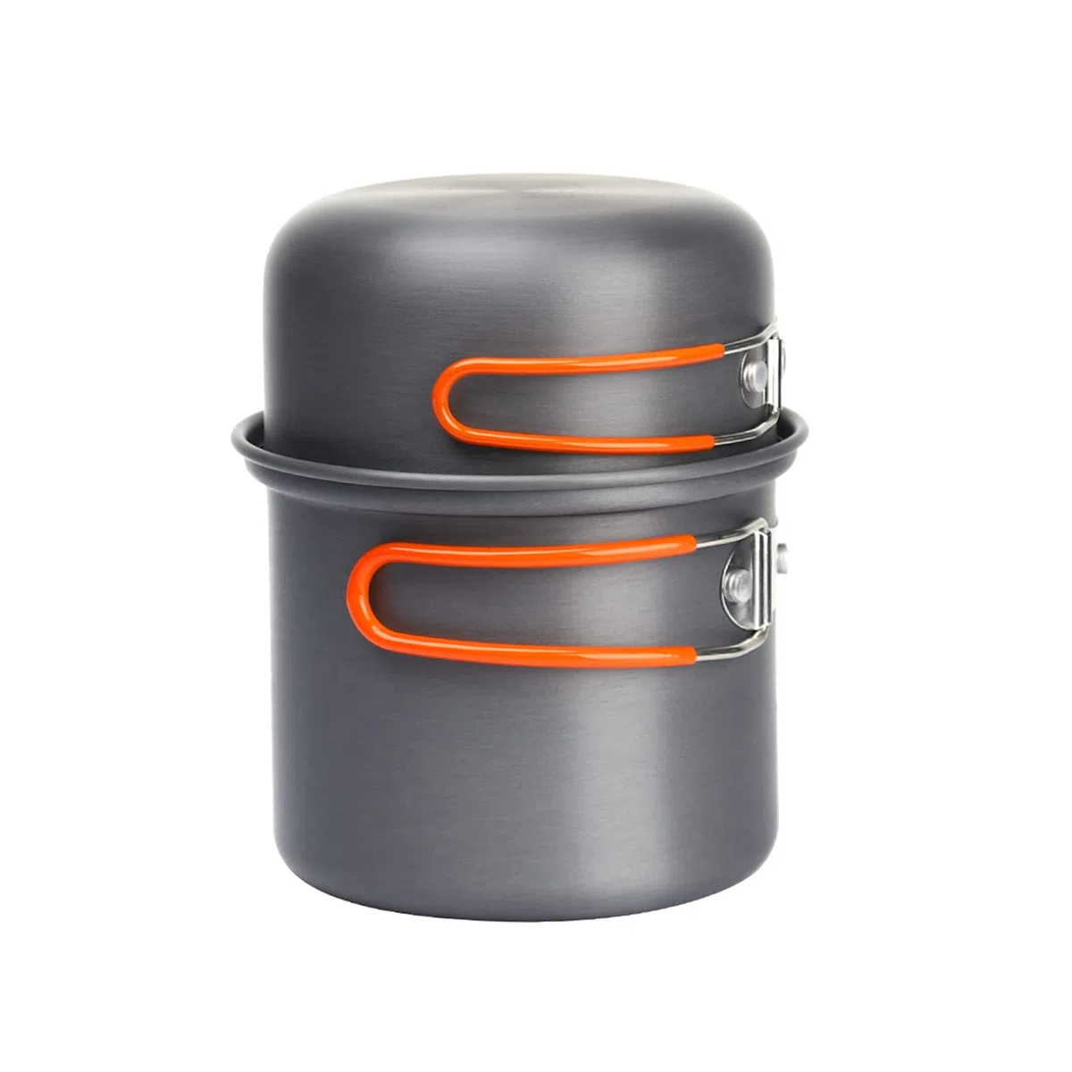 Fire-Maple FMC-207 Ensemble de Cuisine Pliant Kit de Casseroles pour Camping Comprenant Une Casserole et Un Bol, Adapté pour Une Personne en Randonnée Ultraléger de 195g
