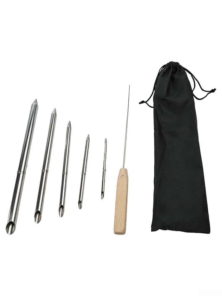 Ensemble d'outils d'épissure de corde marine, avec aiguilles de laçage en acier inoxydable, kit de tresses pour treuil de voile, travail de corde synthétique