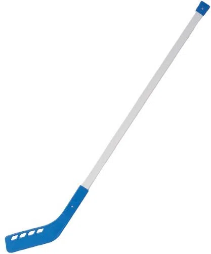 Visiodirect Batte Crosse de Street Hockey de Couleur Bleu pour Primaire
