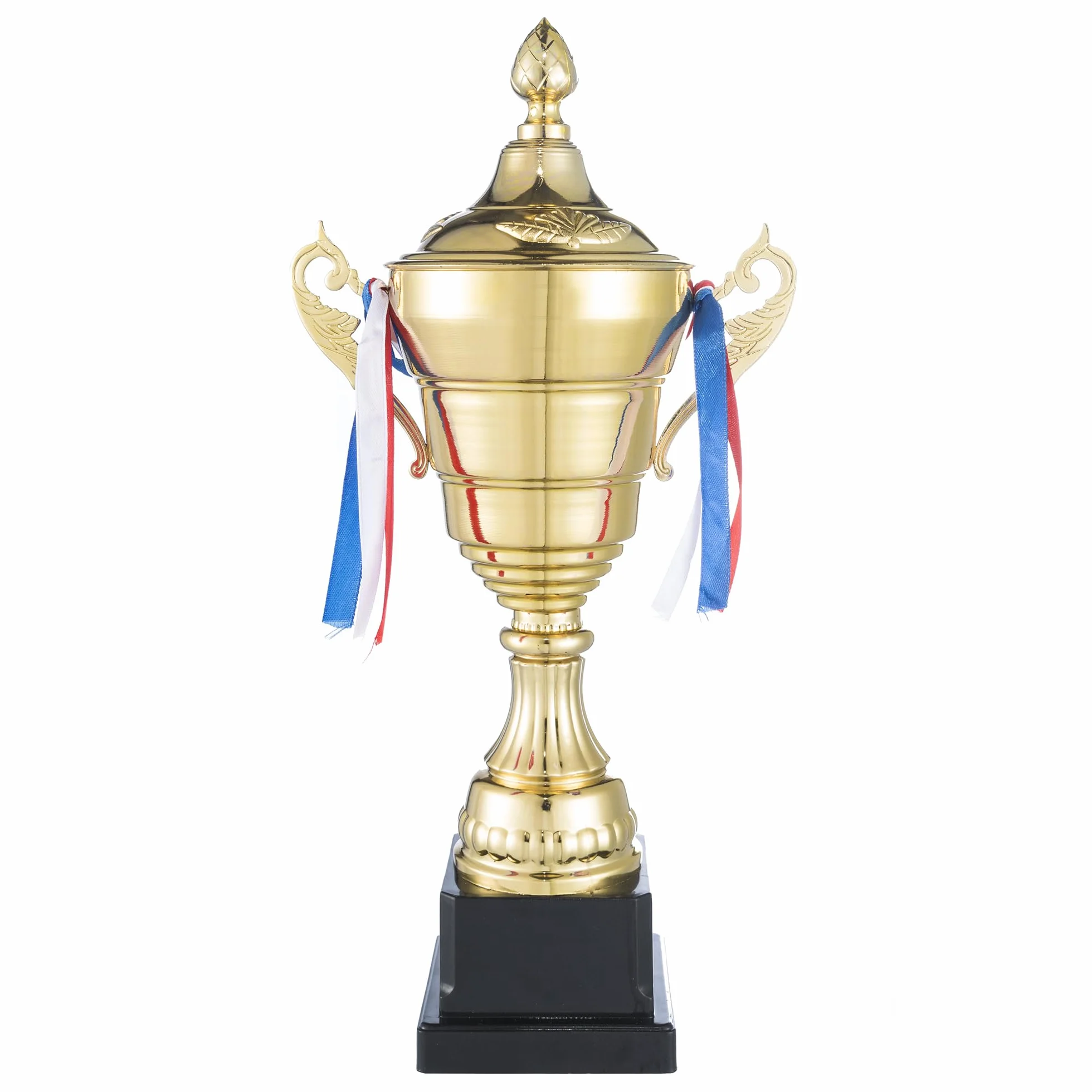 Trophée XXL en Gold avec couvercle 36 cm - Trophée Vainqueur Personnalisable