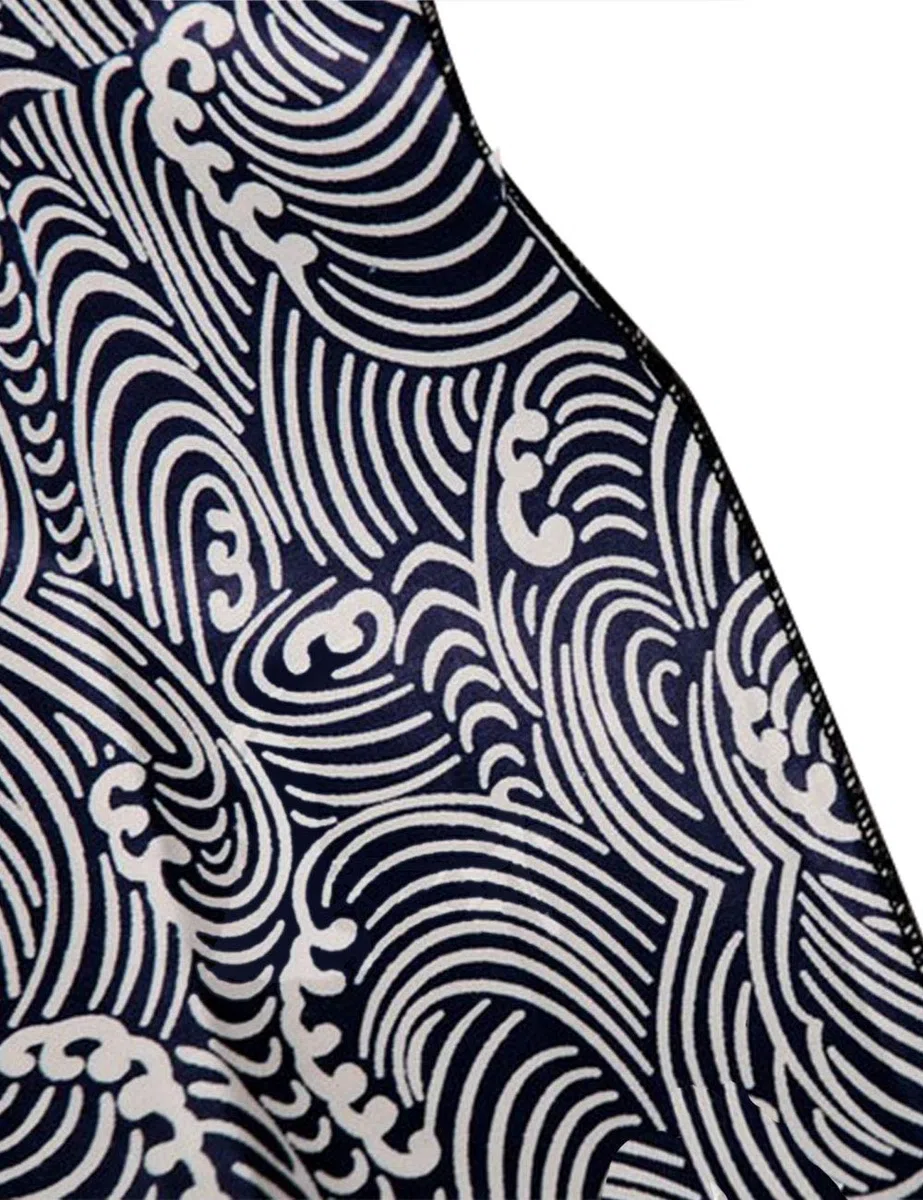 Kendo Bandeau de karaté Taekwondo – Arts martiaux japonais Kendogi Aikido Ninja Hapkido Judo Équipement d'entraînement personnalisé Bandeau Motif Foulard 100 % coton – 99 x 36 cm