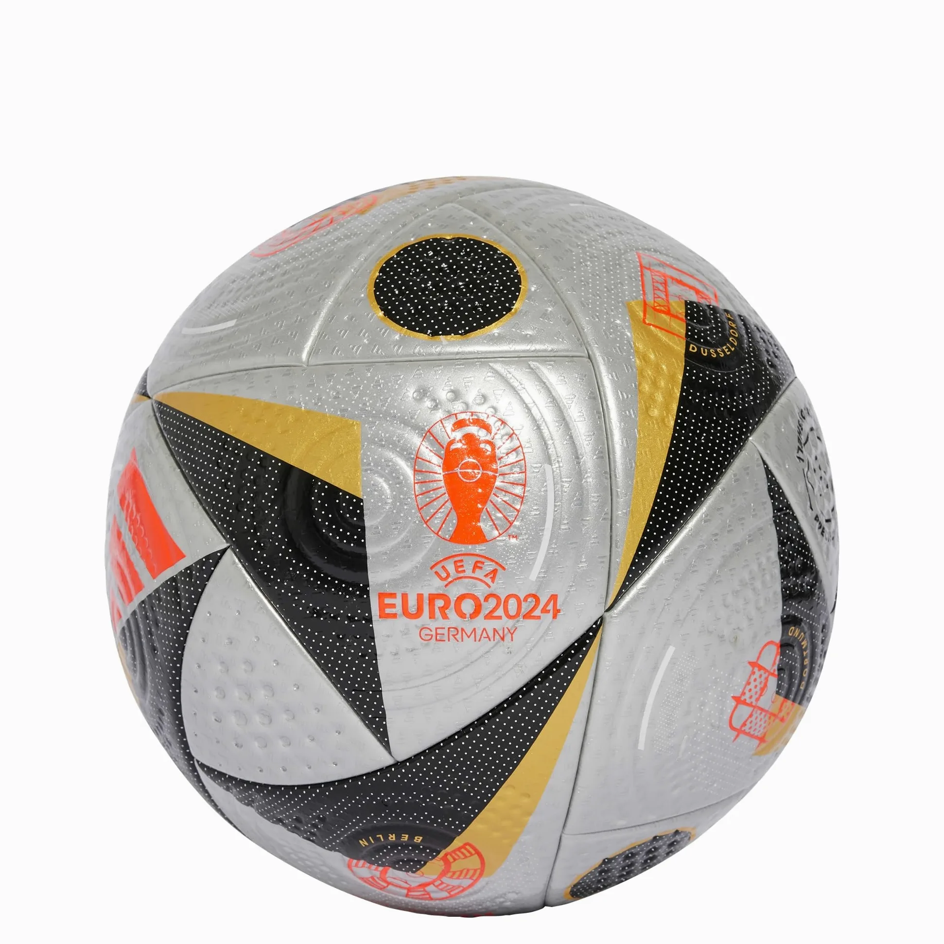 adidas Fussballliebe Finale Euro 2024 FIFA Quality Pro IS7436 Ballon de Football, Unisexe, argenté, 5 UE