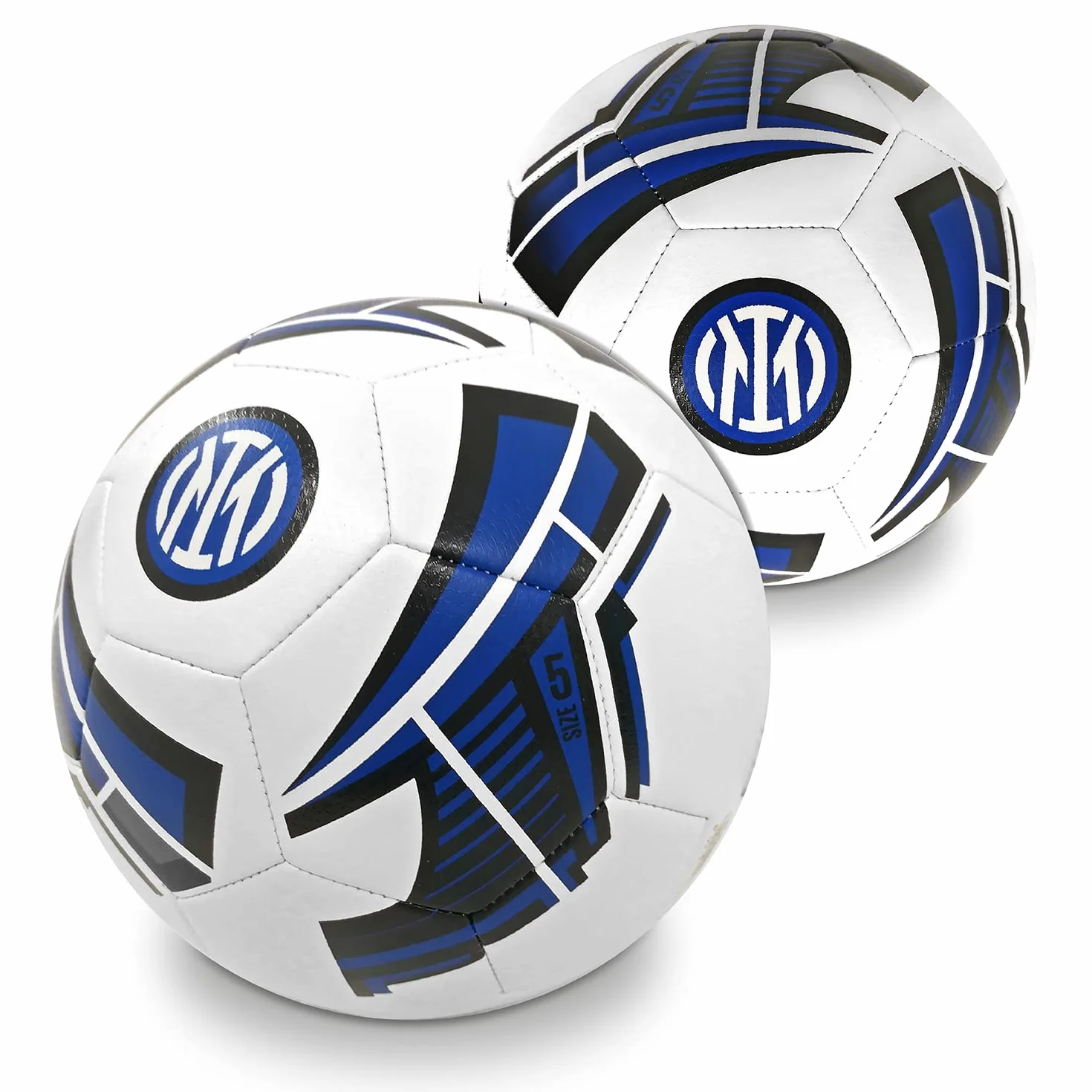 Mondo Sport - INTER Ballon de Football Cousu - Produit Officiel - Taille 5 - 400 grammes - 13642, TPU