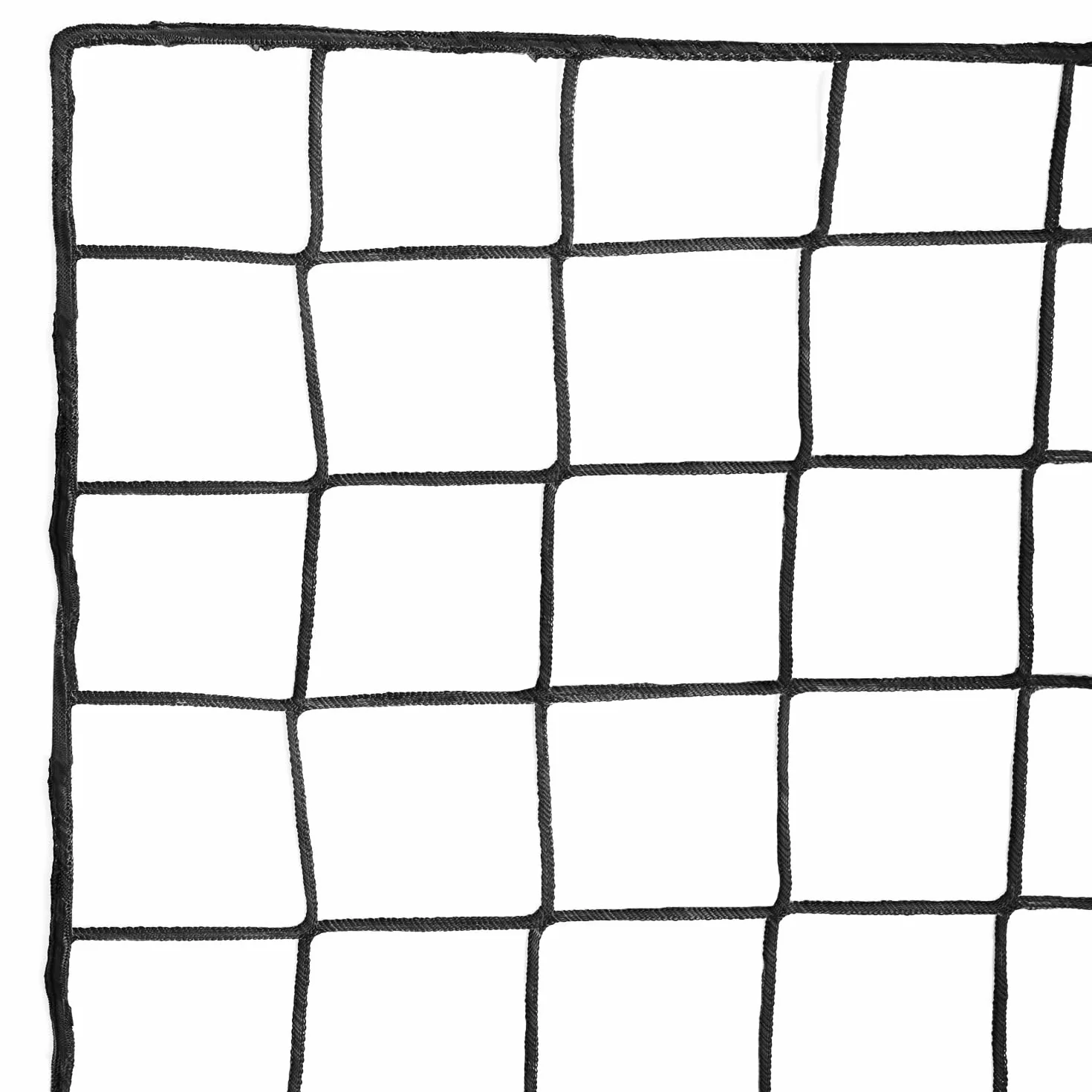 Filet de sécurité de Football, Filet de Protection en Nylon à Fort Impact, 3 x 6 m, 3 x 9 m, 3 x 12,2 m (Corde d'installation Incluse)