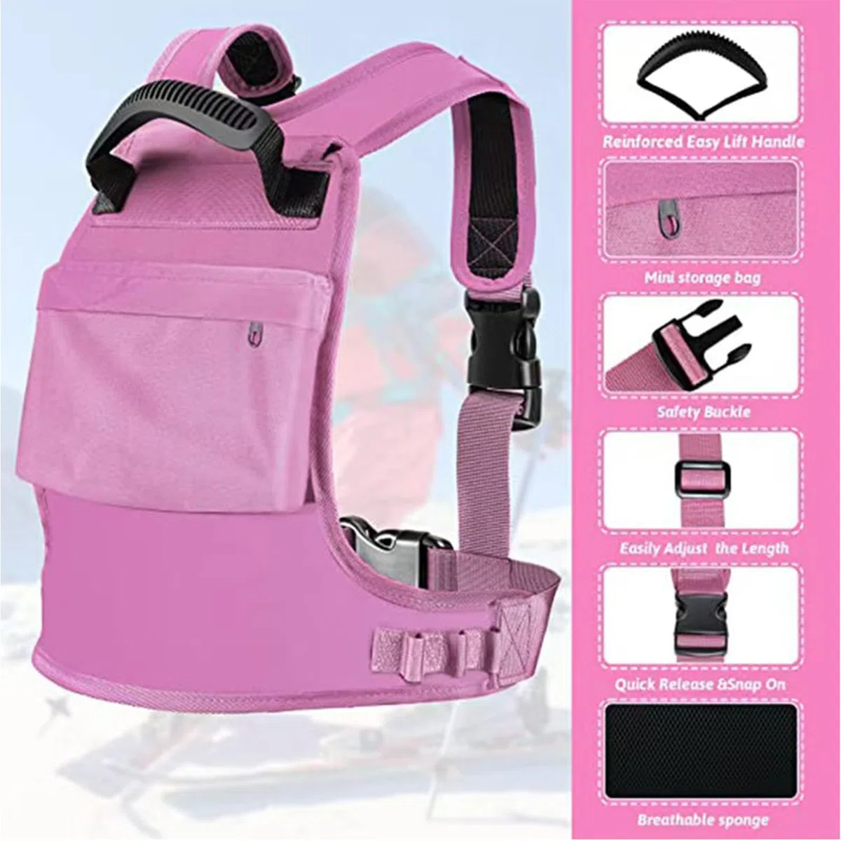 Ceinture d'entraînement de ski pour enfants Harnais de ski pour enfants Ceinture de snowboard Entraîneur de ski Contrôle de la vitesse Ski et Snowboard Ceinture d'entraînement pour et filles