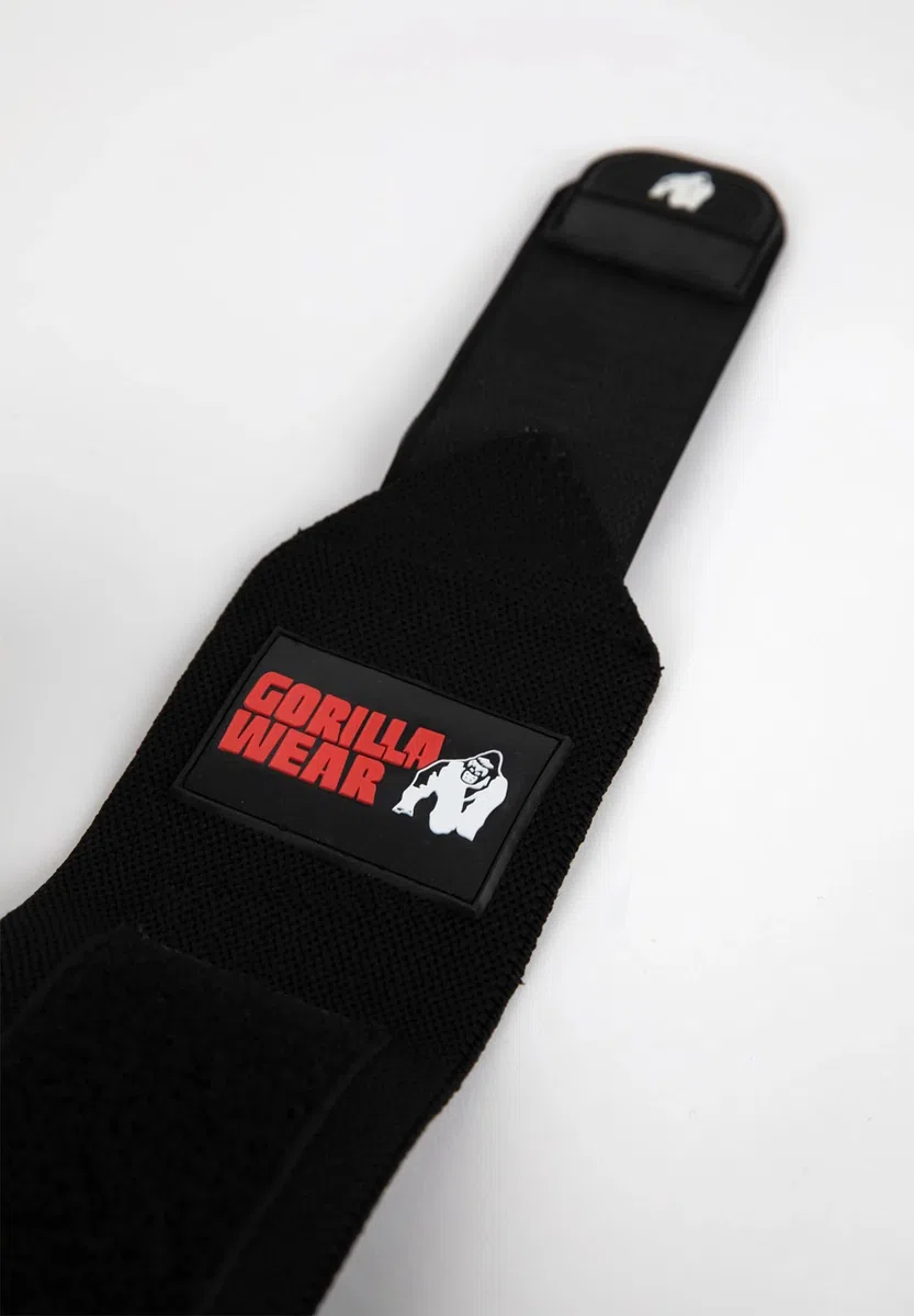 Gorilla Wear Elbow Wraps Coudières Bodybuilding Fitness Unisexe Noir (120cm)