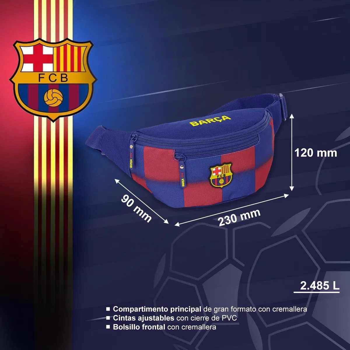 Trousse de Toilette FC Barcelone, carnets Barça ou Carpesanos Design Unique - Matériel Scolaire FBarça Licence Officielle Tmprada 25/26