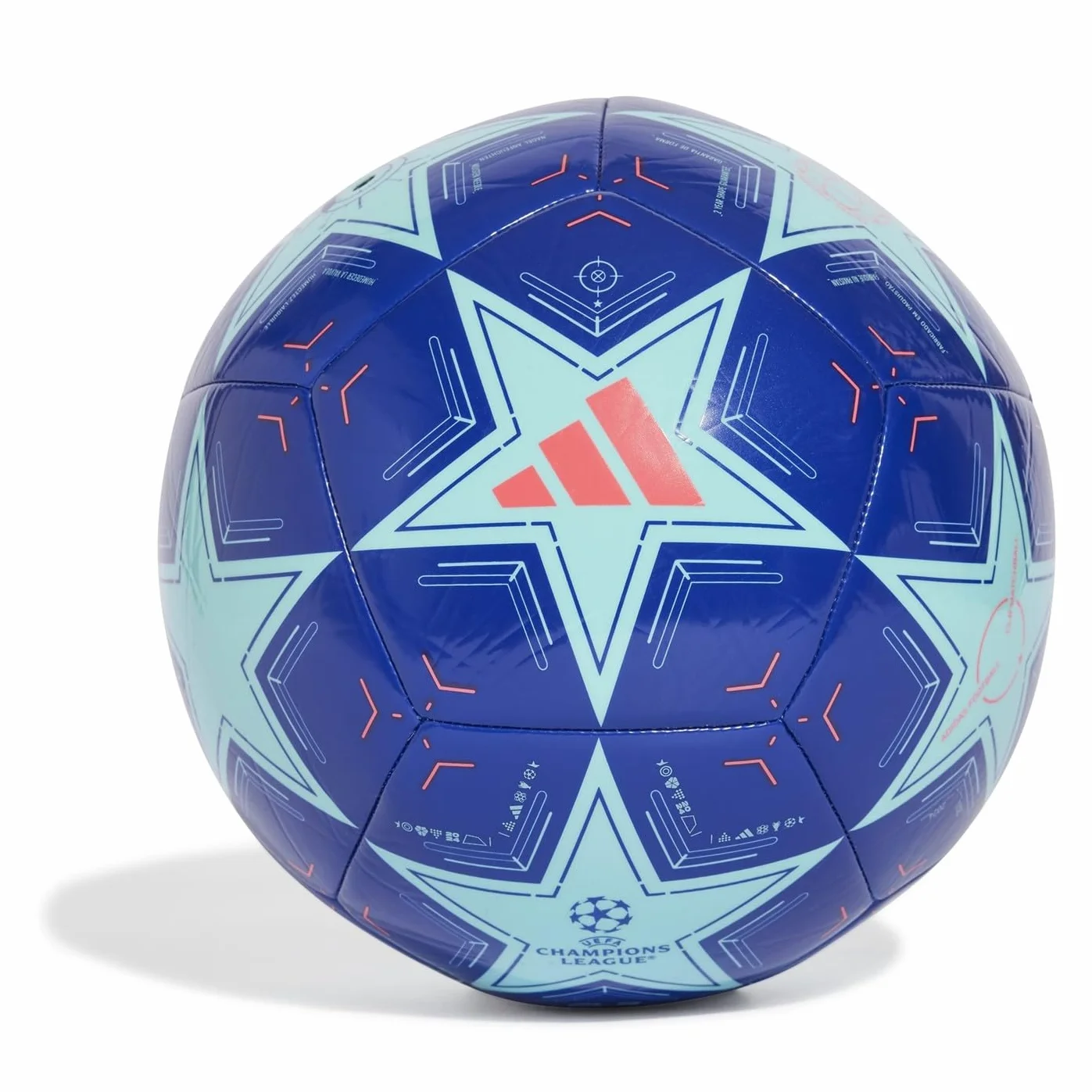 adidas UEFA Champions League Club IX4066 Ballon de Football, Unisexe, Bleu, 4 EU