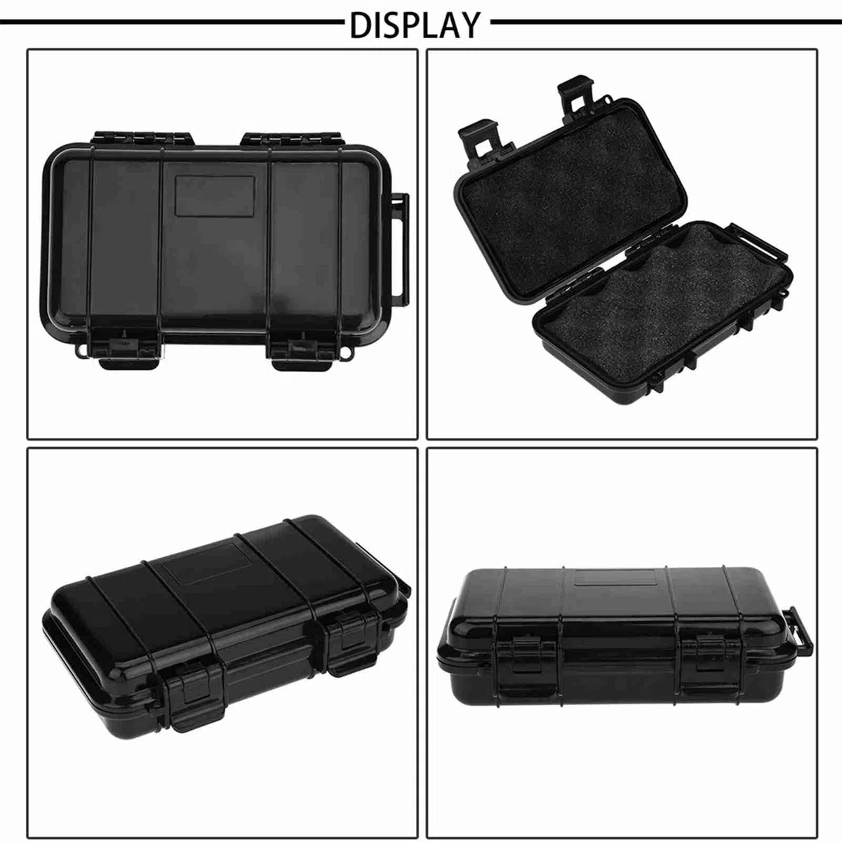 Boîtes Étaes Pour La Plée,Boite Etae Survie,Wasserdichte Box,Eérieur Imperméable À L'Eau Antichoc Étae Boîte De nt Conteneur De Ockage Étui Boîte De nt Sec Repment Pour La Pêche Cam Randonnée Activ