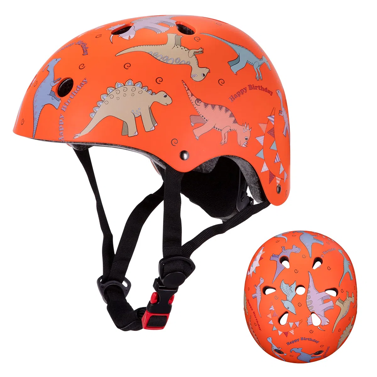 Wdmiya Casque Vélo Enfant Filles Garçons Casques Enfants 2-6 Ans Casque Ajustable Ptotection pour Cyclisme Roller Skateboard Scooter Trottinette Dinosaur
