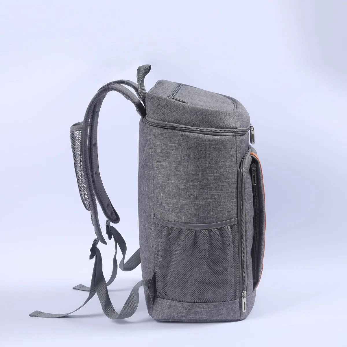 28L Sac à Dos Isotherme à Glacière, Sac Isotherme Portable Cooler Backpack Bag, pour Hommes Femmes pour Déjeuner Plage Camping BBQ Travail Ecole Pique-Nique, Gris