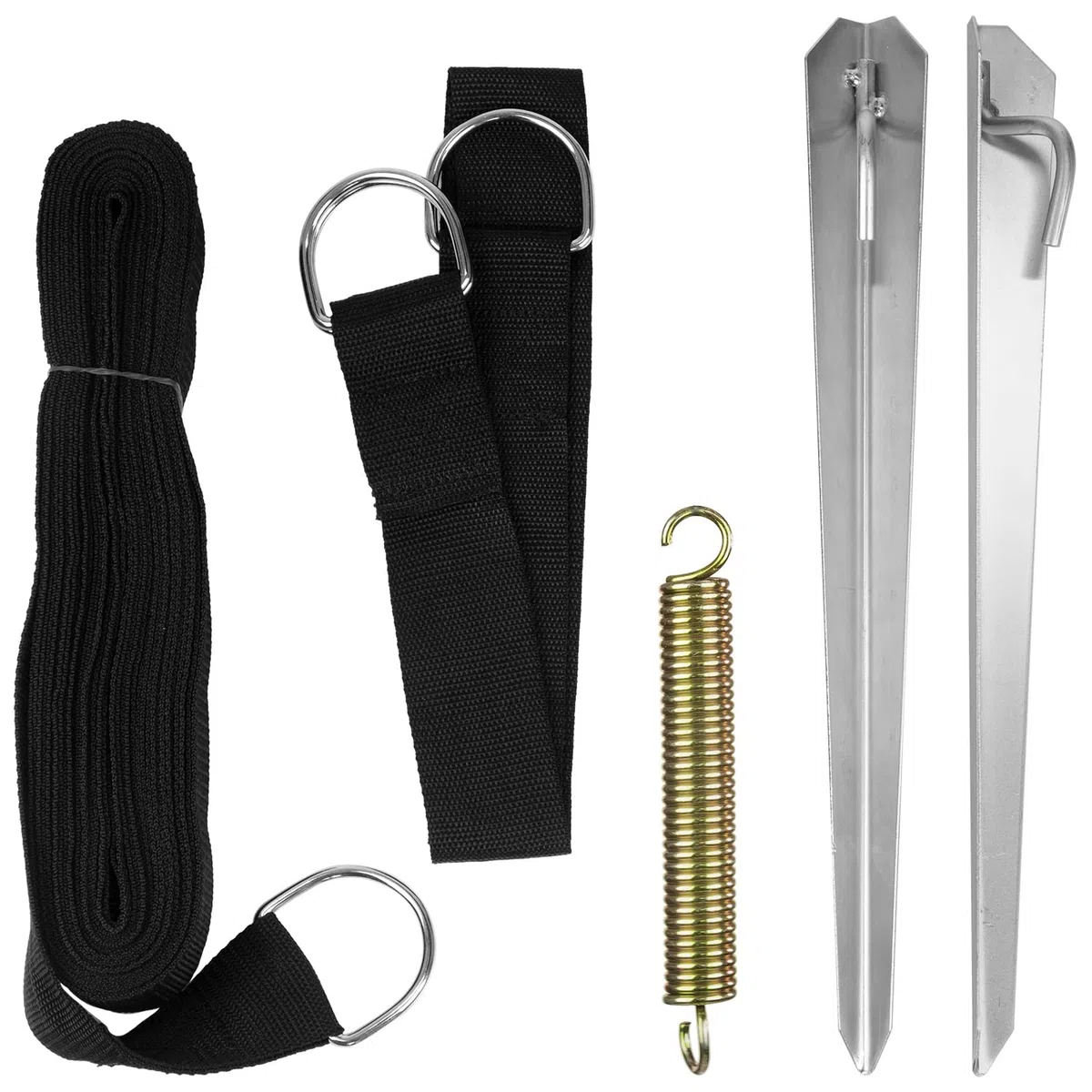 Protection anti-tempête Sturmband de 12.50m pour toiture d'auvent toile noir