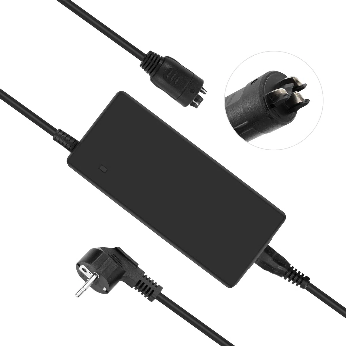 SEASON Chargeur Standard 36V 4A / 2A Vélo électrique VAE pour Ebike Batterie Powerpack, Powertube, Active Line, Performance Line