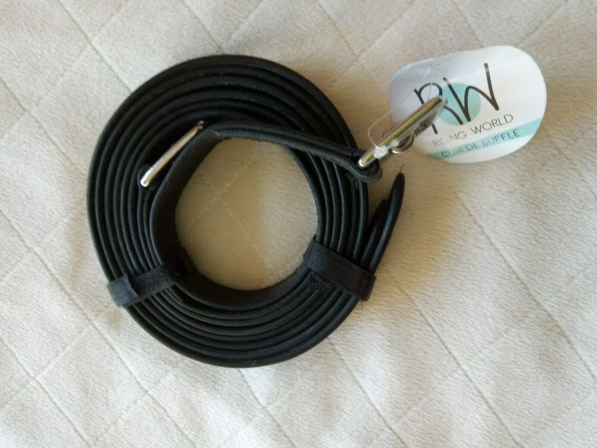 RIDING WORLD Etrivières Cuir - Couleurs - Noir, Taille d'étrivières - 120 cms