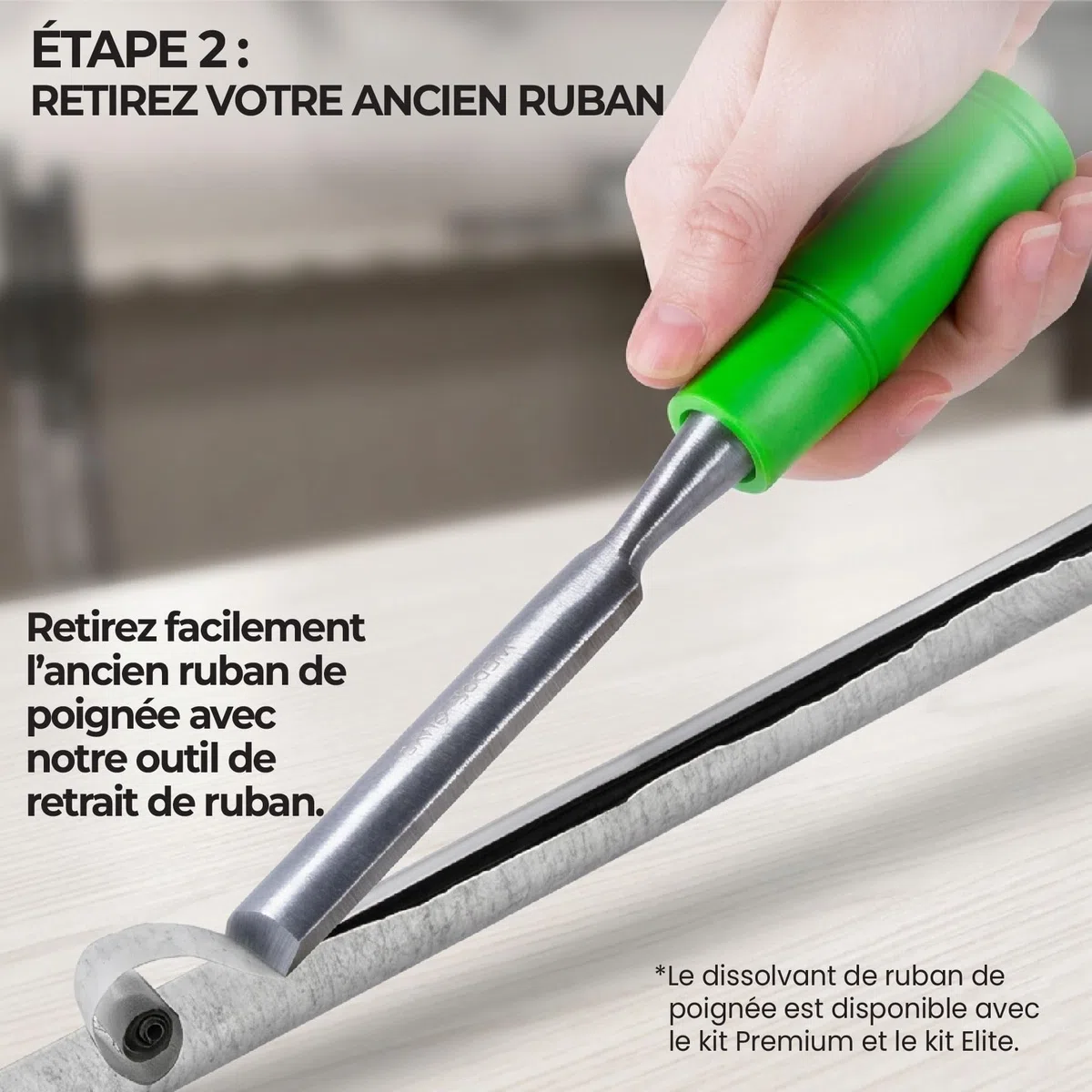 Wedge Guys Kit de grip pour clubs de golf – Qualité professionnelle – Au choix - une lame de crochet, 15 ou 30 bandes adhésives, un solvant de préhension de 15 ou 227 g et un étau en caoutchouc