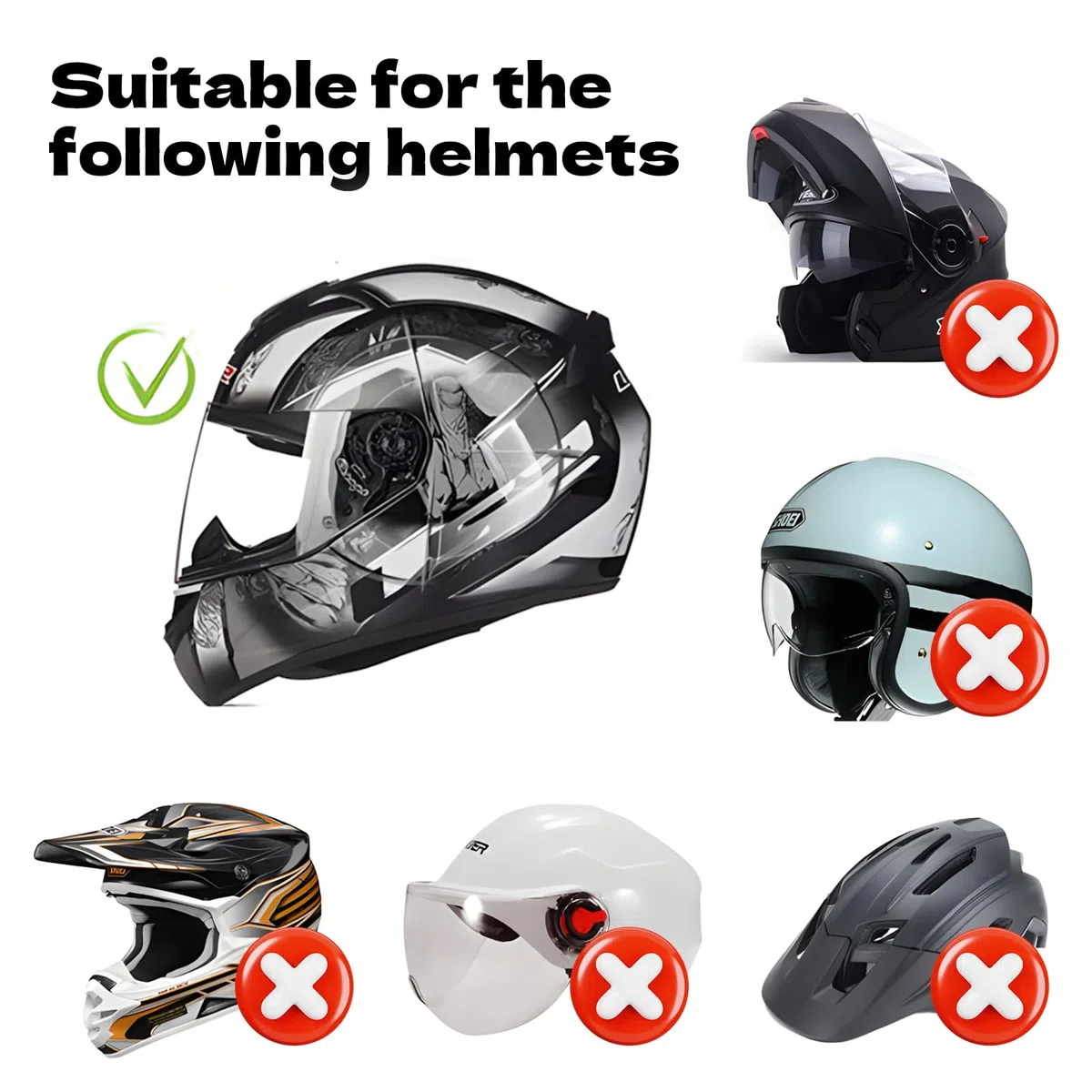 Housse De Casque Moto Peluche, Accessoires pour Casques de Moto, Contre la Poussière, Les Chocs et Les Rayures, Couvre-Casque Intégral Personnalisé