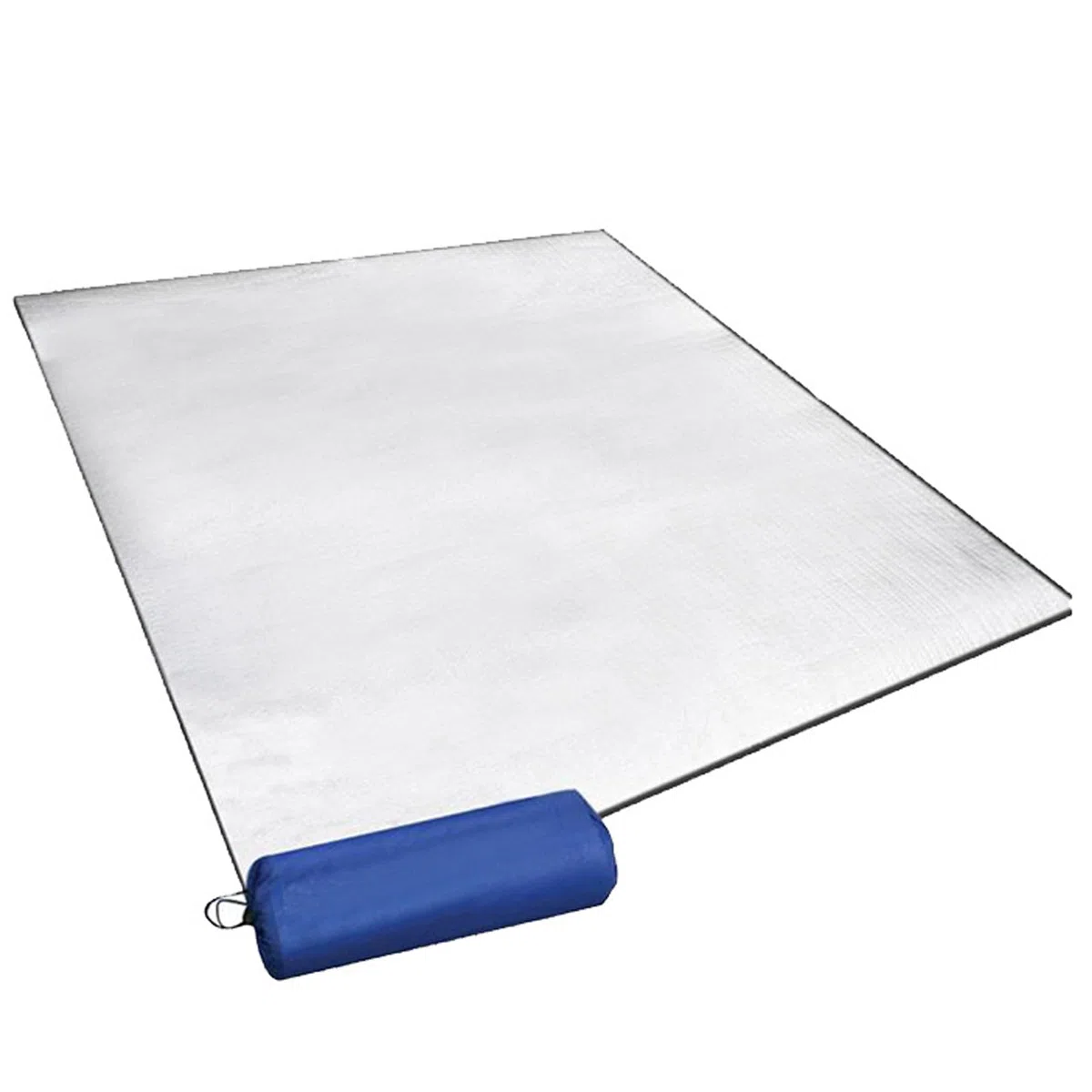Funmo Tapis De Tente Double Face en Aluminium, 200cm x150cm Tapis de Couchage en Mousse, Tapis Isolant Thermique ImperméAble Pliable, Tapis De Sol Ultra Léger, Tapis D'étanchéité pour Camping