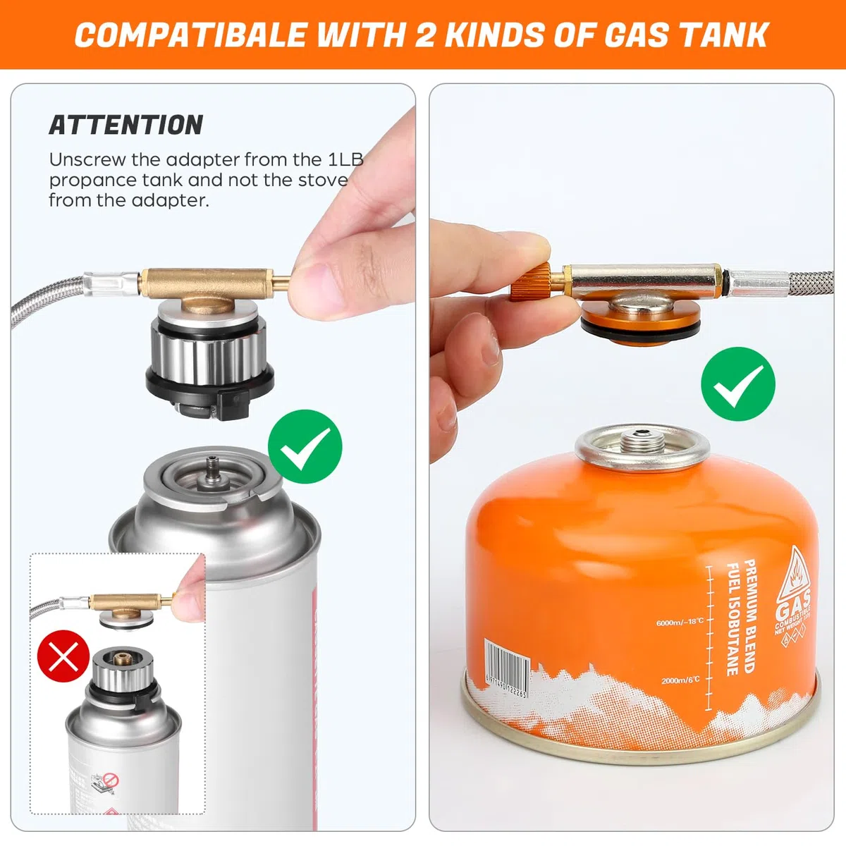Odoland Réchaud de Camping à Gaz 3500 W, Brûleur , Poêle Ultra-Léger Cuisinière Extérieur Pliable, Coupe-Vent et avec Allumage Piézo-électrique pour Randonnée/Pique-Nique, Boîte Rouge