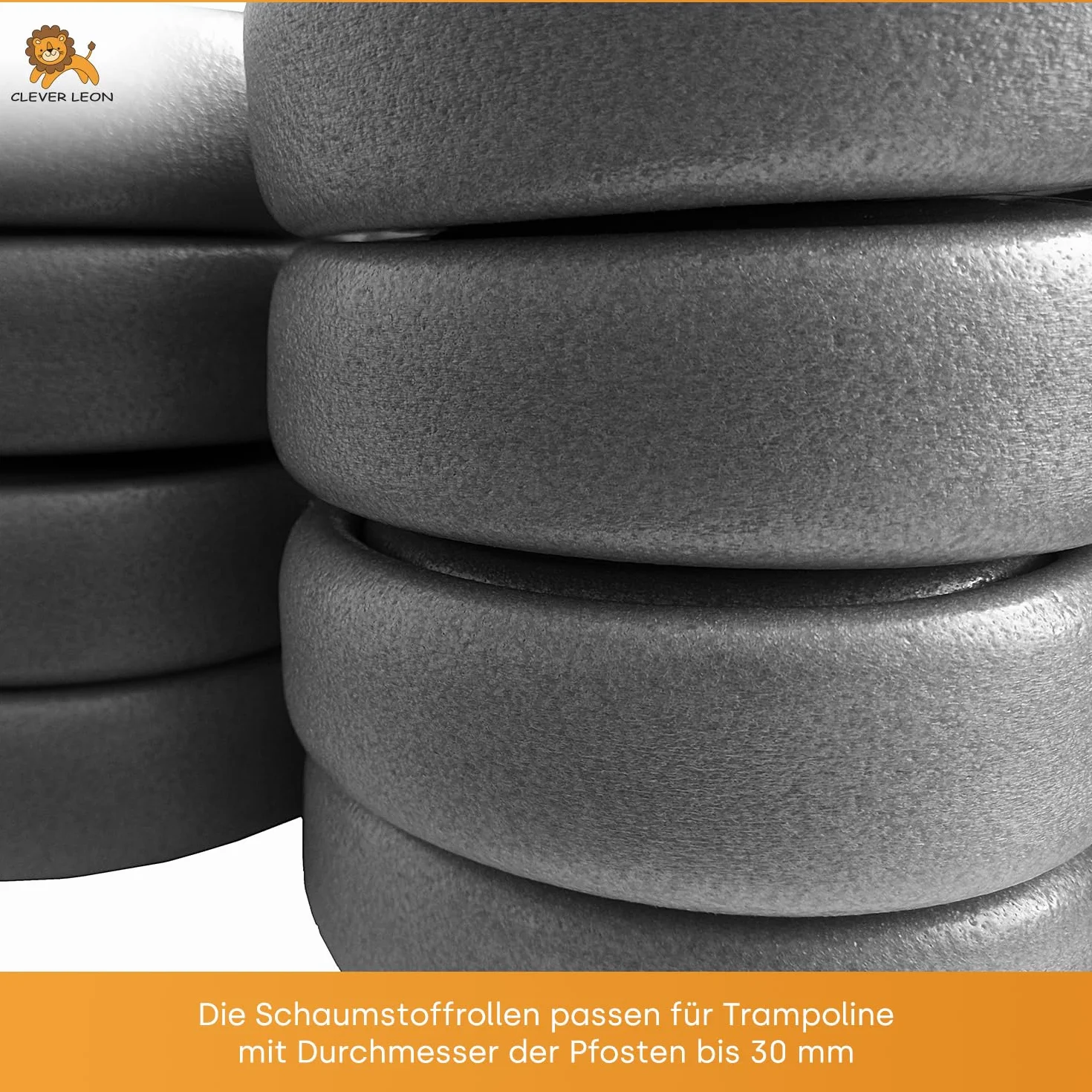 Mousse De Protection pour Trampoline pour 6 Poteaux De Trampoline Accessoires De Rechange 180 cm
