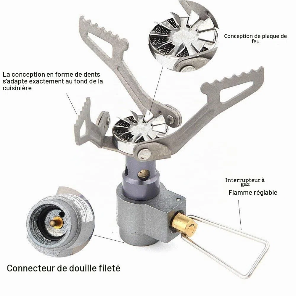 BRS 26g Poêle Ultra-Léger BRS-3000T Titane En Alliage Poêle À Camping Poêles À Gaz Cuisinière En Plein Air Poêle À Gaz Poêle À Gaz Miniature Portable Pique-Nique