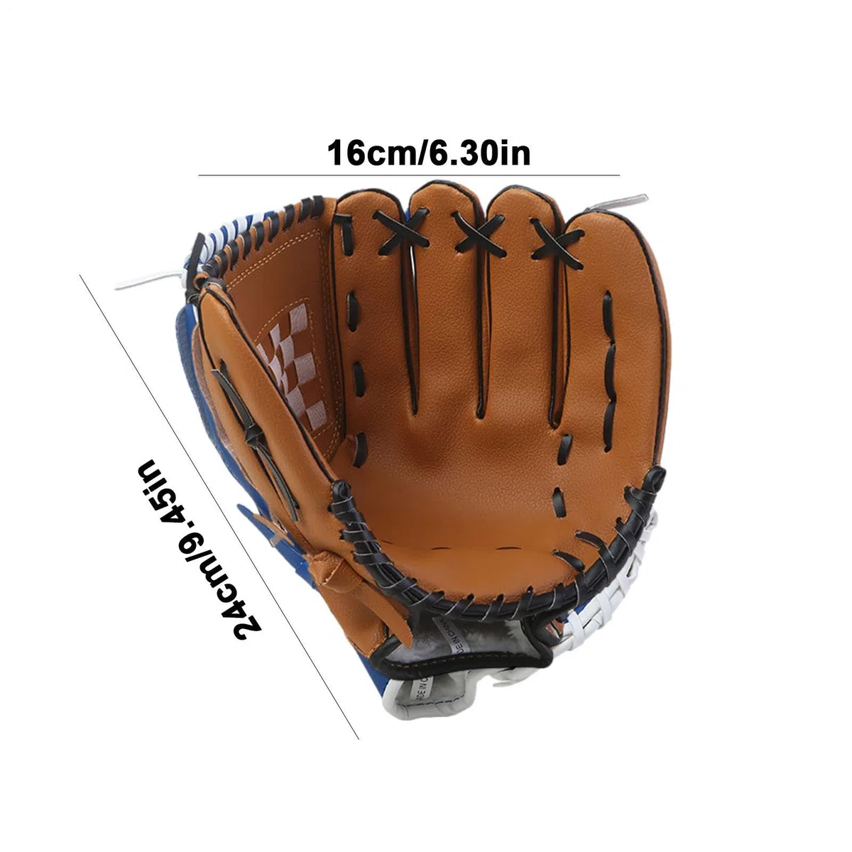 De Baseball – Cuir PU Réglable | De Baseball | Gants Ďe Sport avec Coussinet Đe Paume Rembourré | Accessoires D́e B́aseball Confortables - pour Les Professionnels Adultes Attrapant L