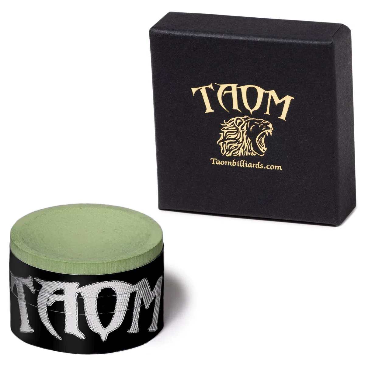 TAOM V10 Billiard Chalk in Box Craie pour Queue de Billard Unisexe, Vert