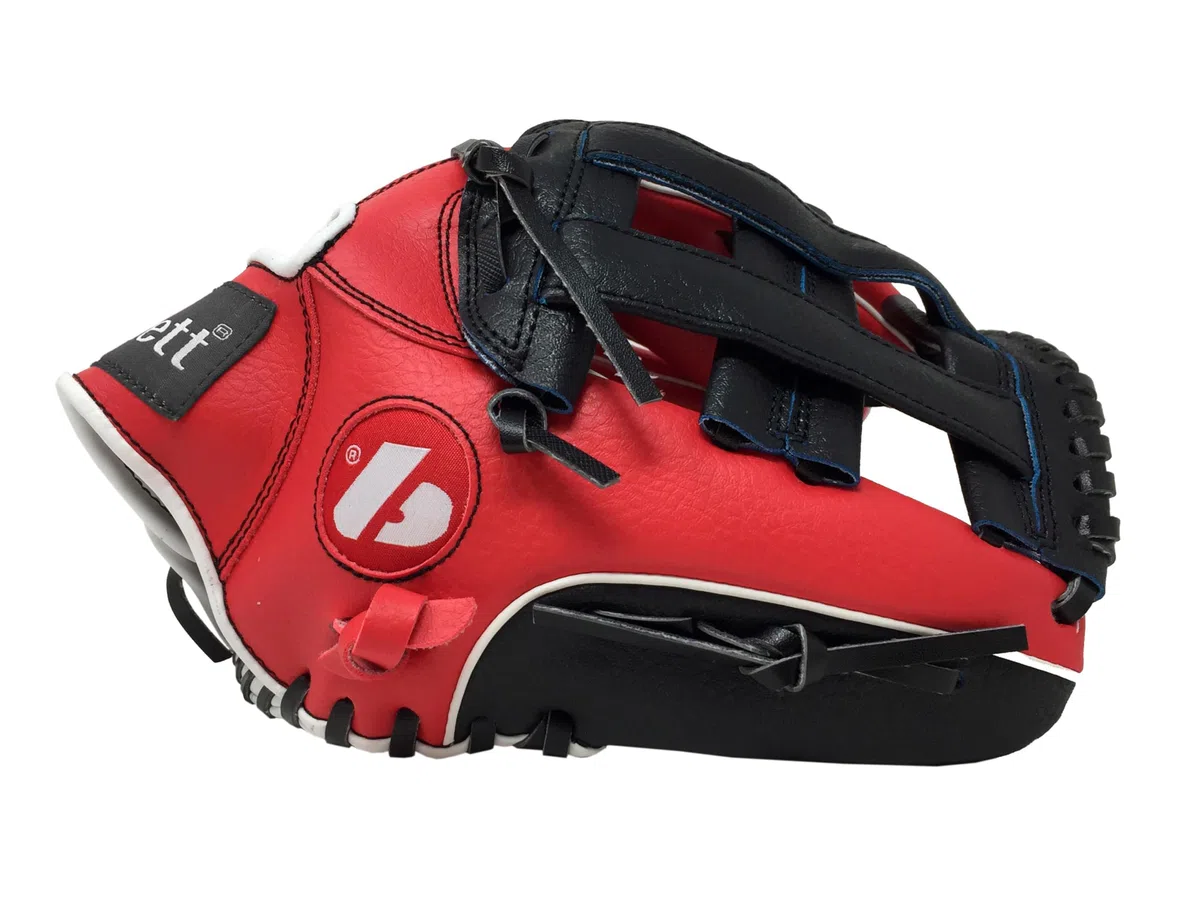 BARNETT JL-120 Baseball Glove, Outfield, Polyurethane, Size 12,5" Red