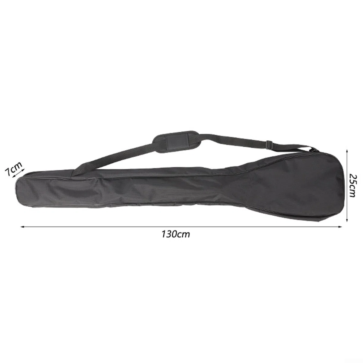 Sac de rangement double pagaie avec extérieur Oxford 600D résistant à l'eau, intérieur en mousse épaisse et bandoulière rembourrée réglable pour une utilisation en déplacement