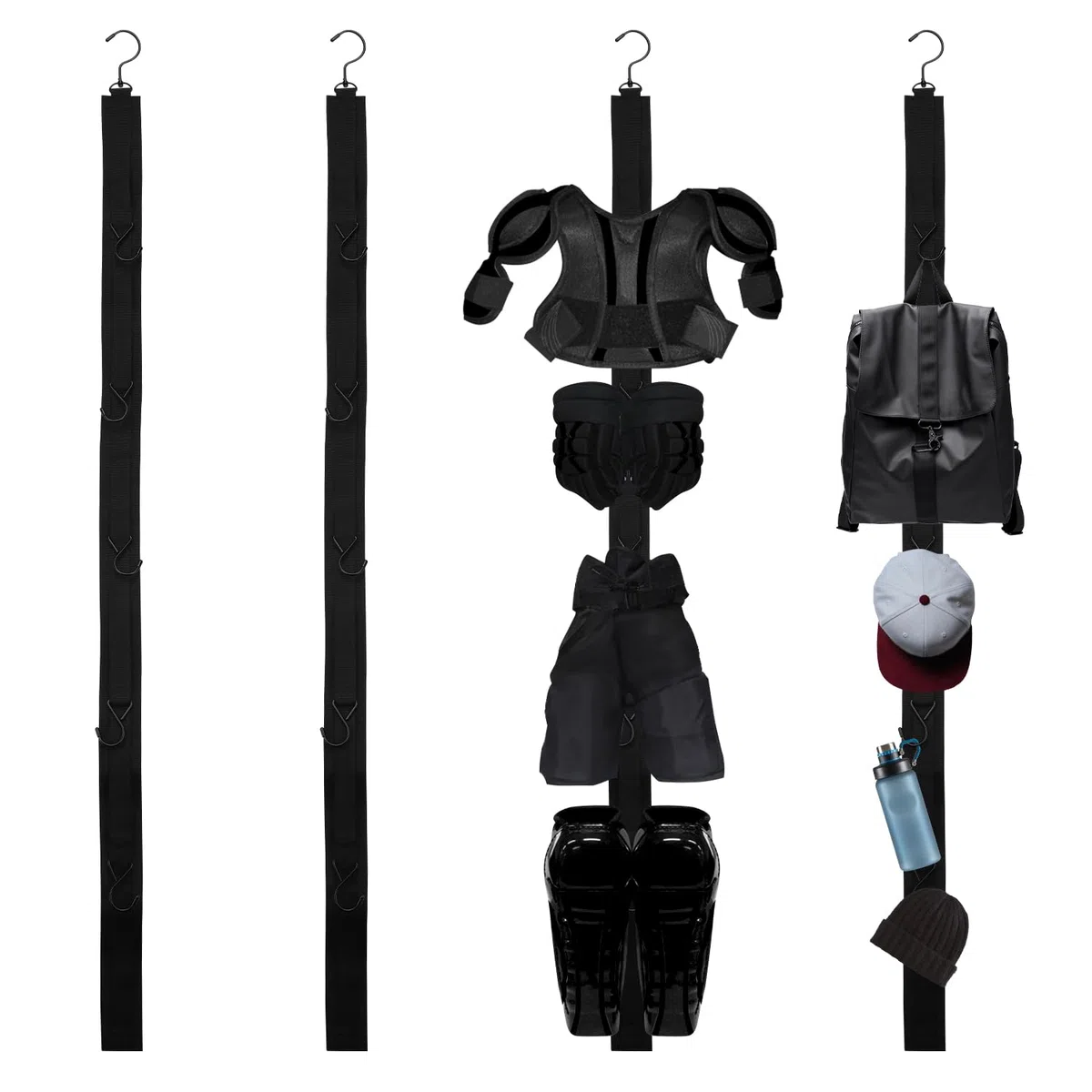NQEUEPN 2pcs Étendoir pour Équipement de Hockey, 5-Crochets Étendoir de Hockey Portable Support de Séchage d'Équipement de Hockey, Organisateur pour Hockey sur Glace Patinage Baseball Football Maison