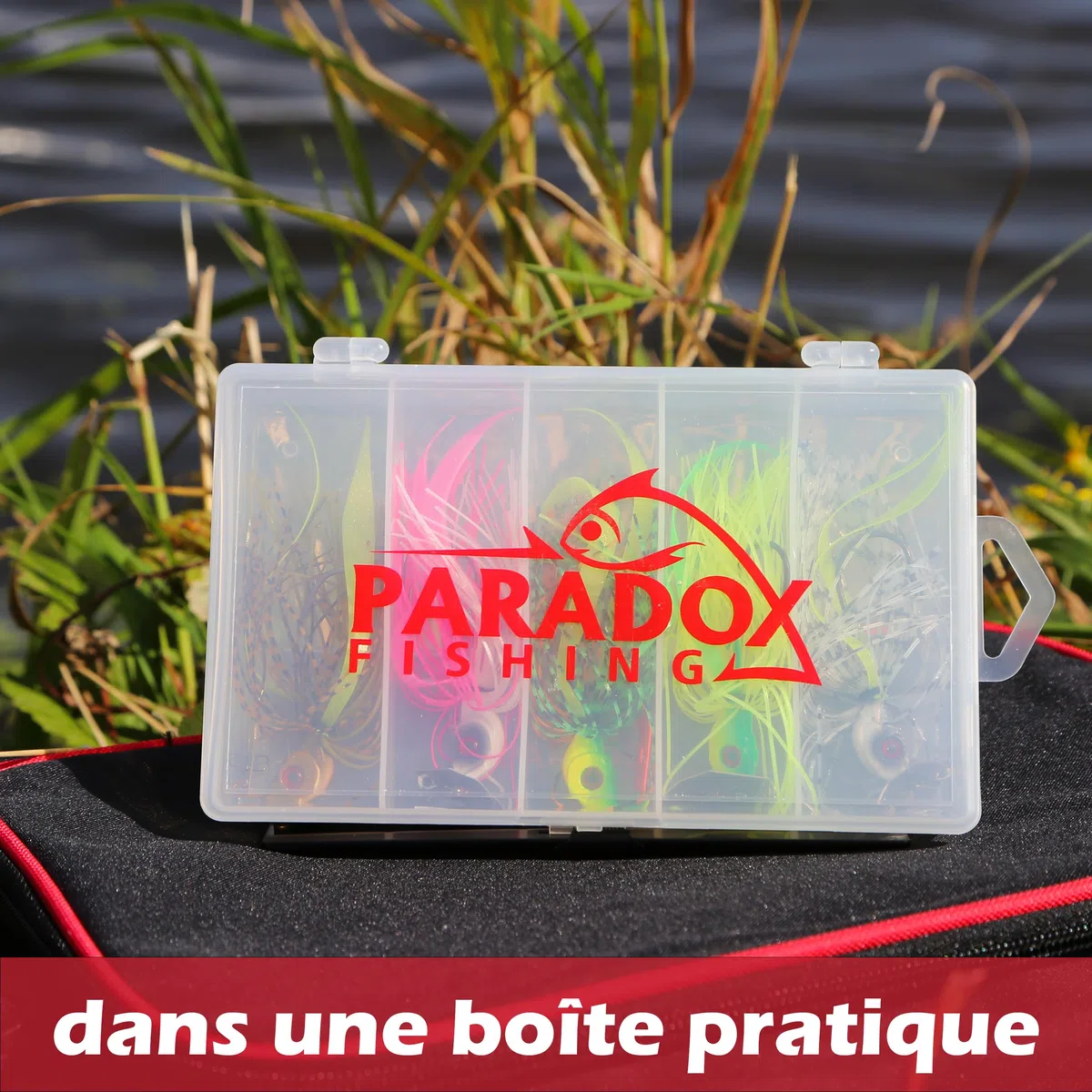 Paradox Fishing Chatterbait Brochet 5pcs 18g - Spinnerbait Hecht Jig Spinner Brochet - Leurre de Brochet