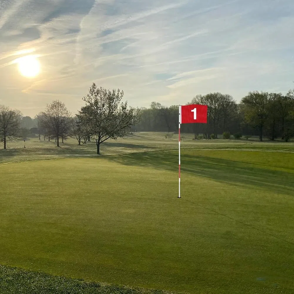 Osmond Drapeau de golf pour entraînement de jardin Vert