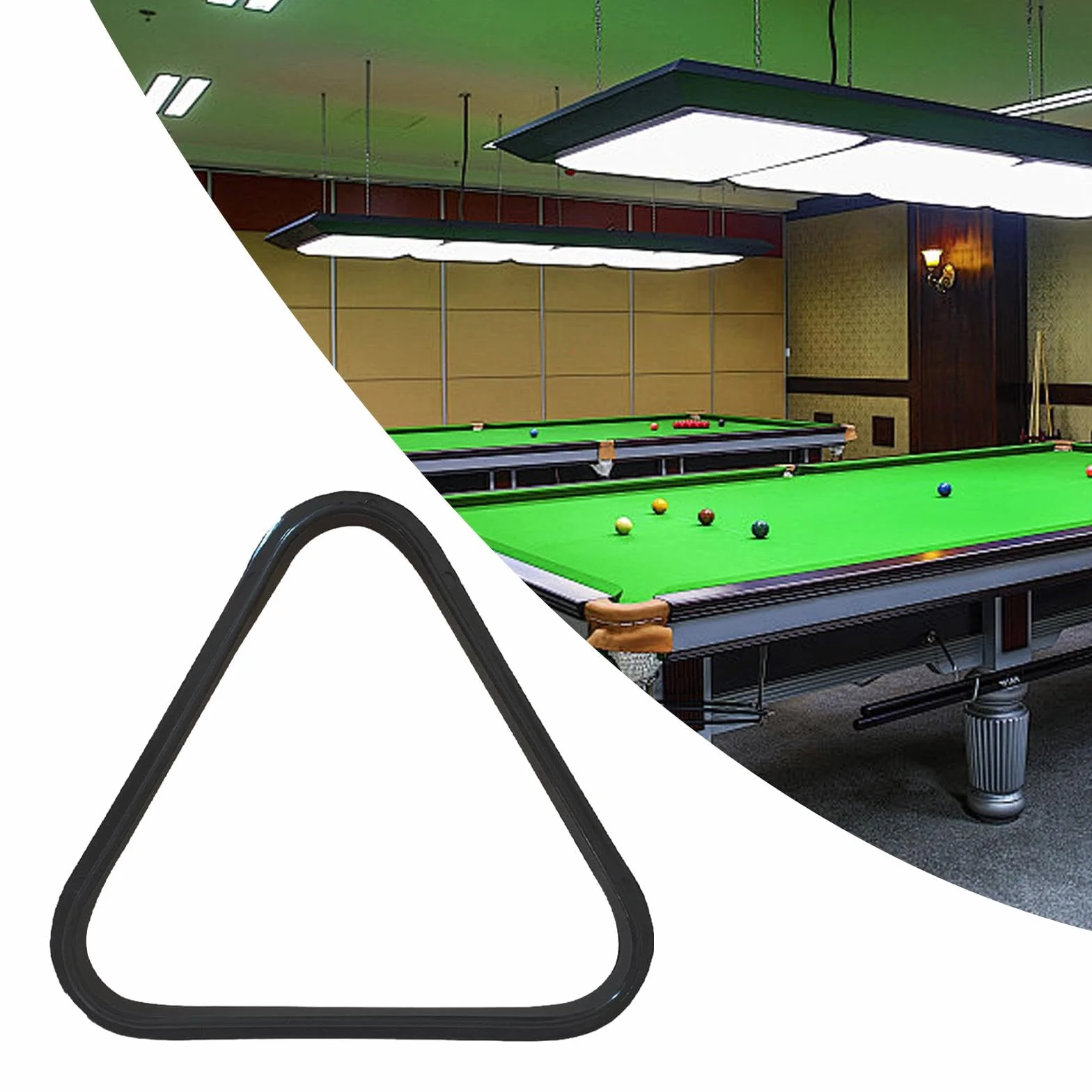 rockible Table de Billard Triangle Support de Boules Table de Billard Triangle Support de Boules de Billard rassembleur