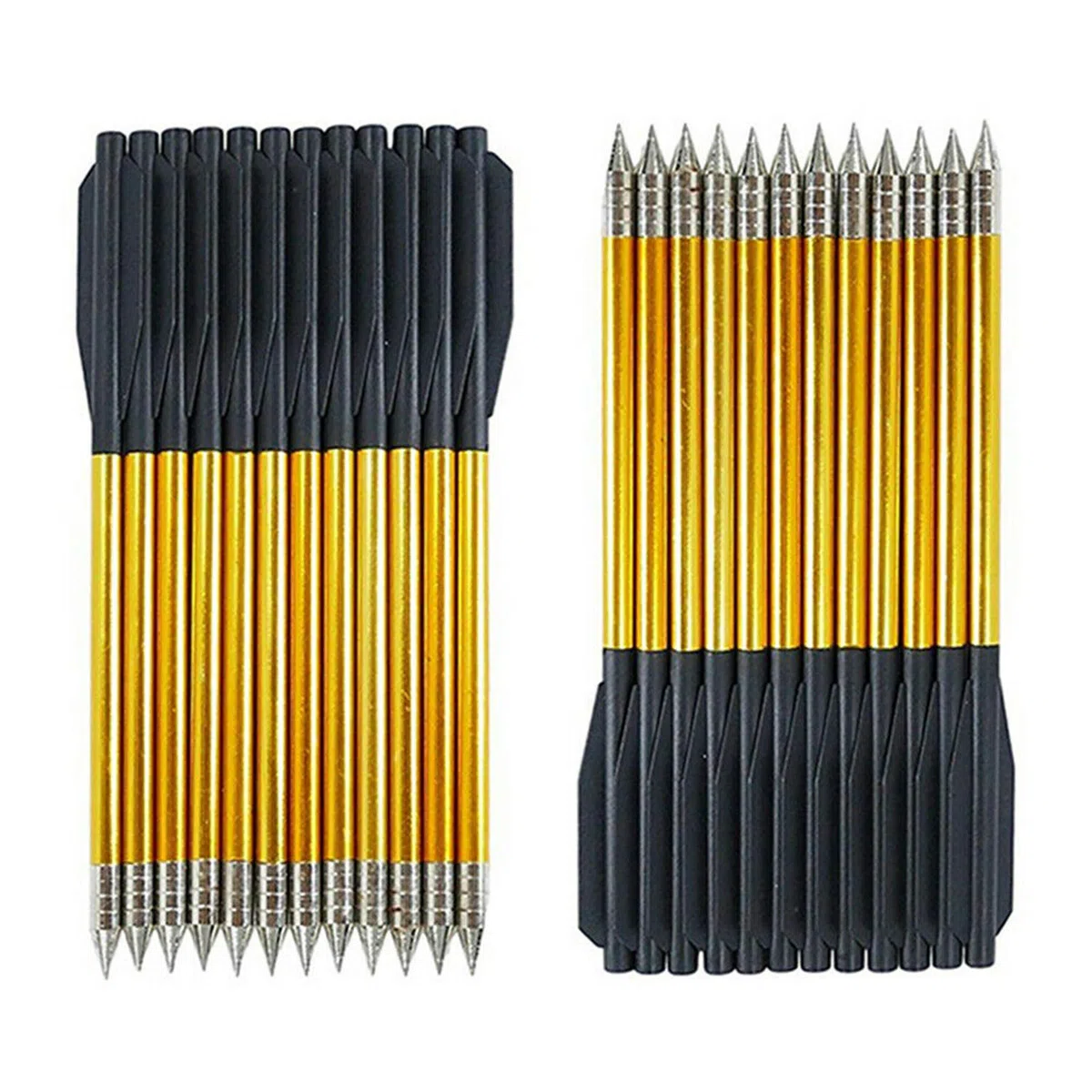 IVEN 24 Flèches arbalète en Aluminium boulons 6,5 Pouces pour 50-80lbs Arbalète Pistolet