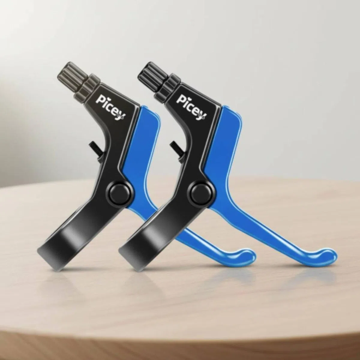 Manette de Frein de Vélo Enfant Résistant à la Levier Frein En Aluminium Installation Facile pour Enfants, Blanc