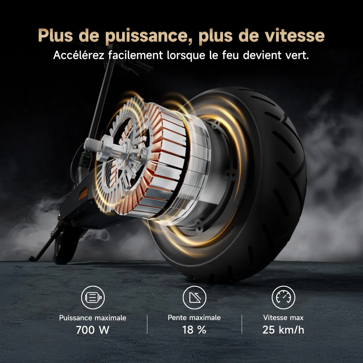 NAVEE GT5 et GT3 Série Trottinette Electrique Adulte 50-90KM, Moteur 700-1638W, Triple Freinage & TCS, Antivol Intégré, Connectivité Bluetooth, Pneus 10" Tubeless, Sécurité 360°, App Intelligent